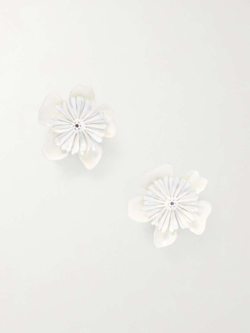 Chloé Oversized Resin Clip Earrings