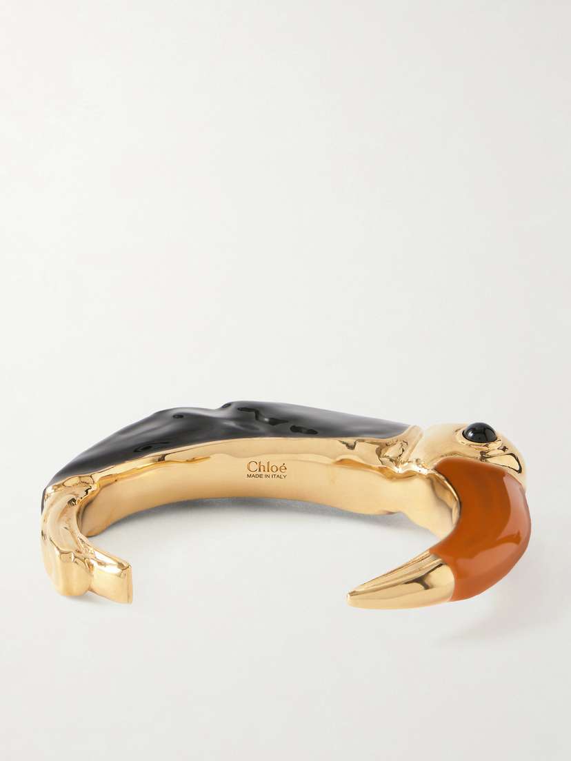 Chloé tone, Enamel And Resin Cuff