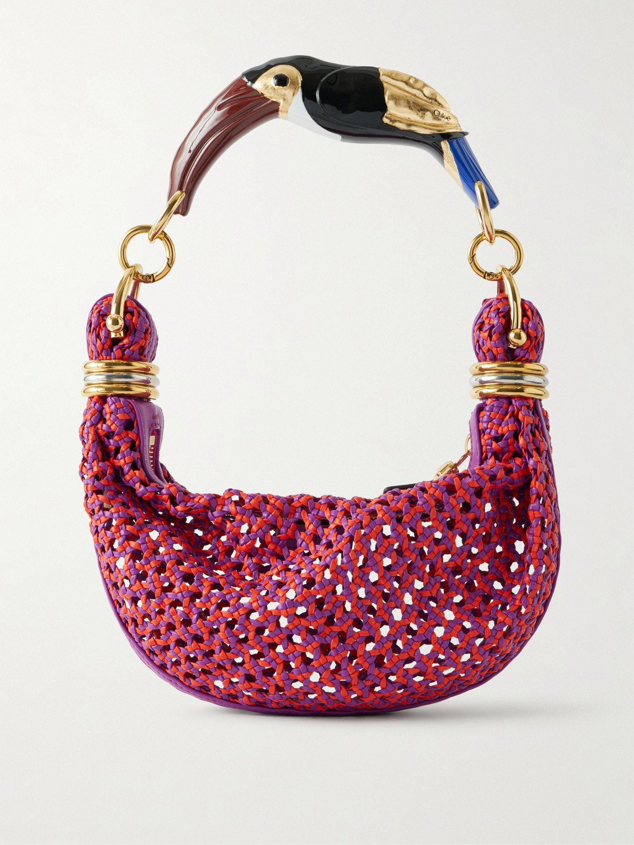 Chloé Toucan Bracelet Shoulder Bag In Pink