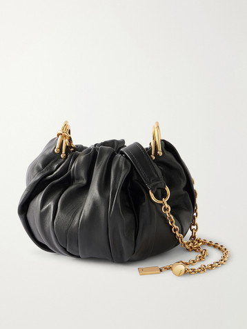 Chloé Pleated leather shoulder bag