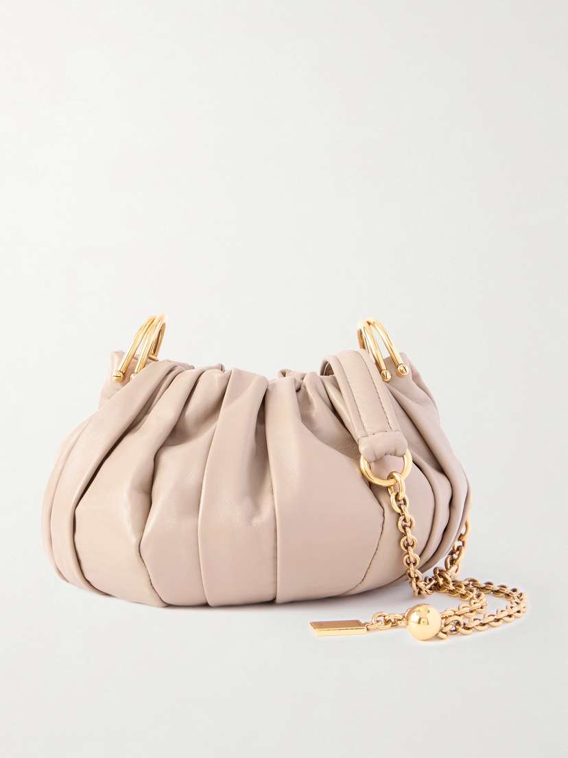 Chloé Pleated Leather Shoulder Bag