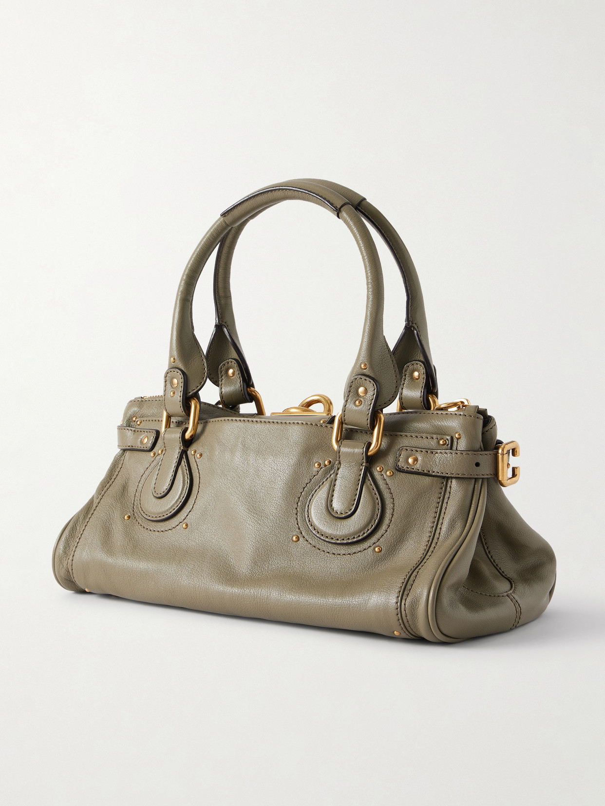 Chloé - Paddington Embellished Textured-Leather Tote