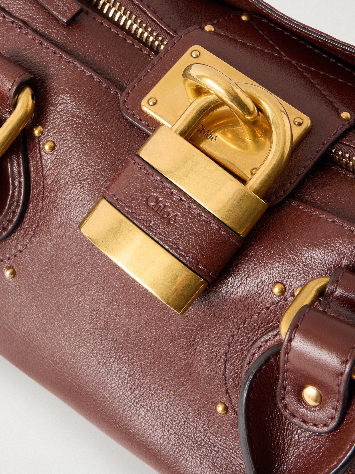 Chloé - Paddington Embellished Leather Tote