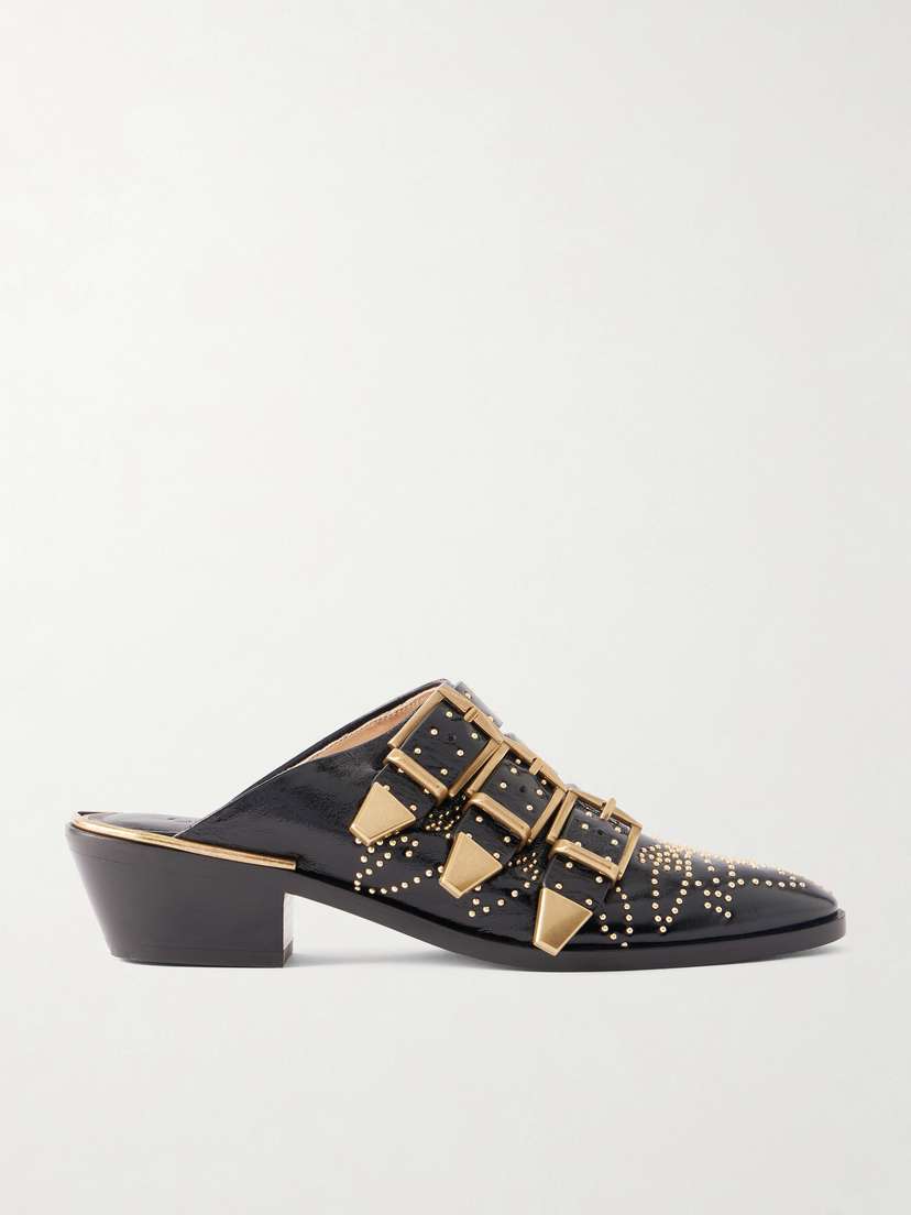 Chloé Susanna Studded Leather Mules