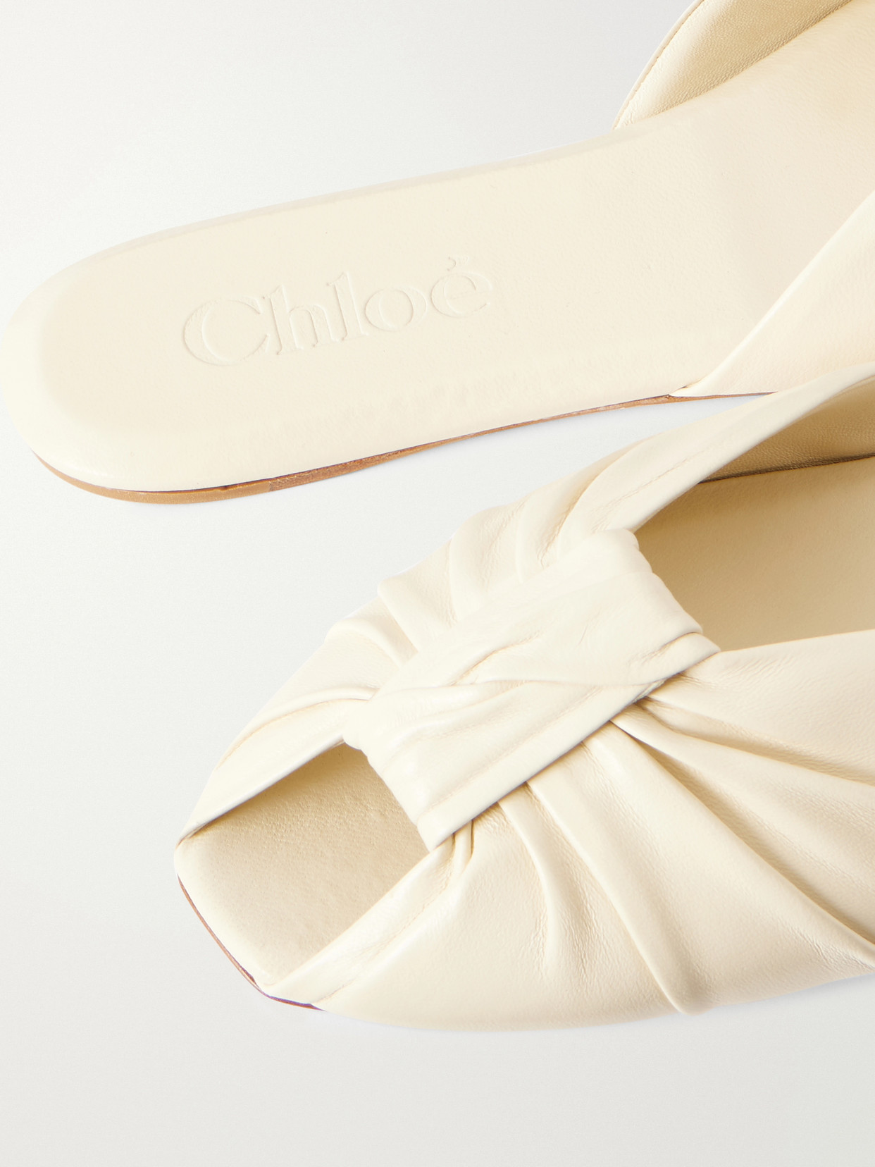Chloé - Suzie Ruched Slides