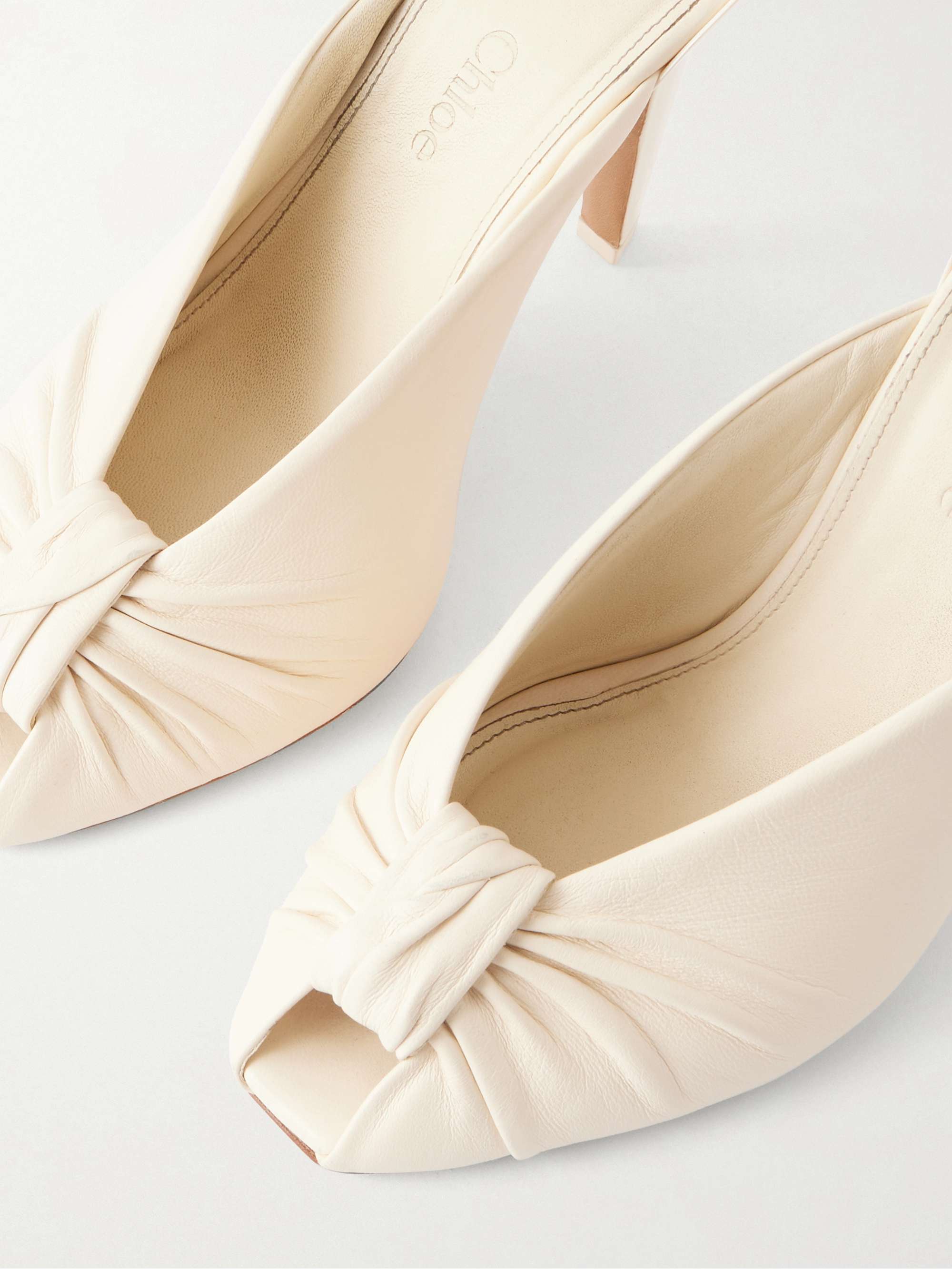 CHLOÉ Suzie leather pumps | NET-A-PORTER