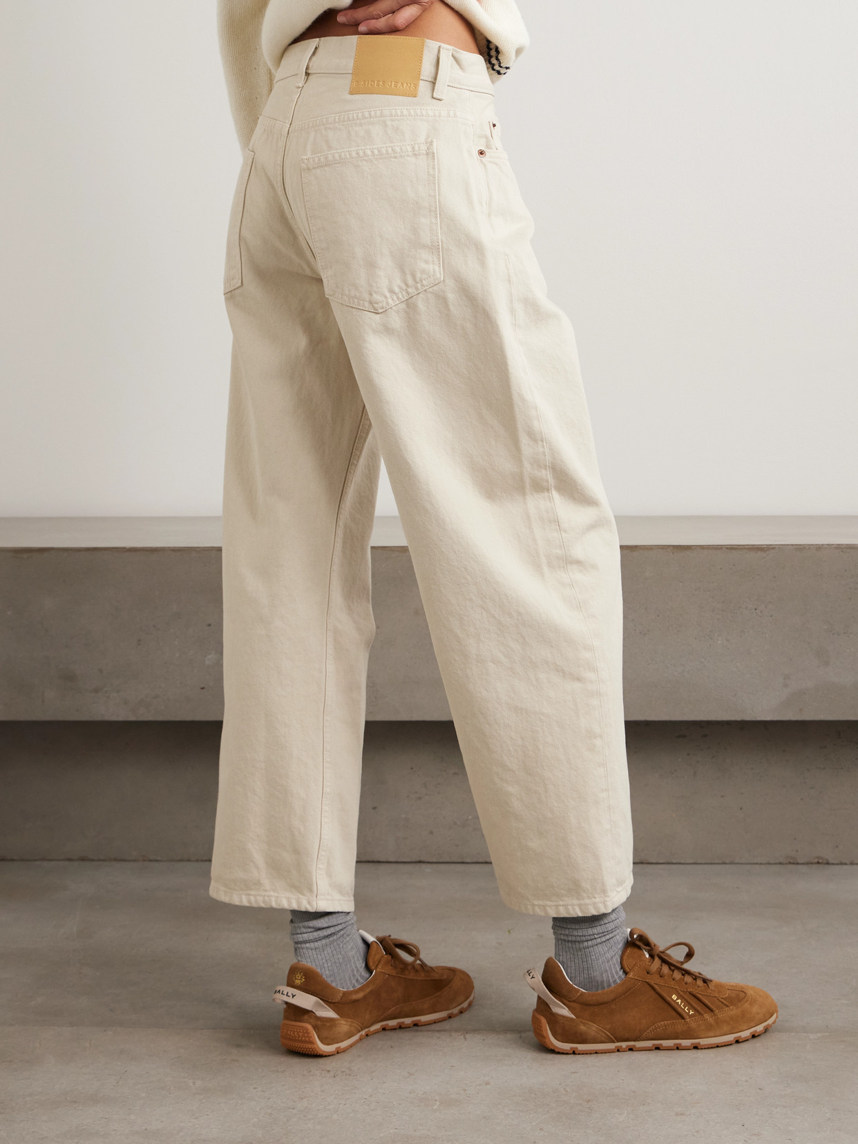 Floppy Relaxed Mid-Rise Wide- Leg