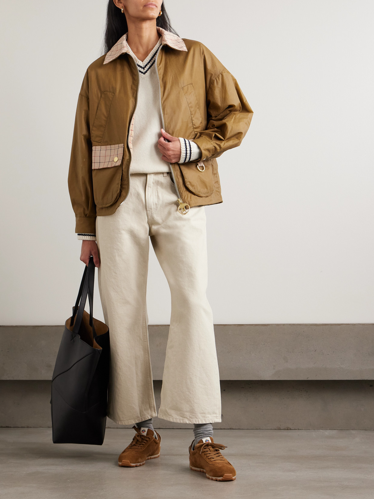Floppy Relaxed Mid-Rise Wide- Leg