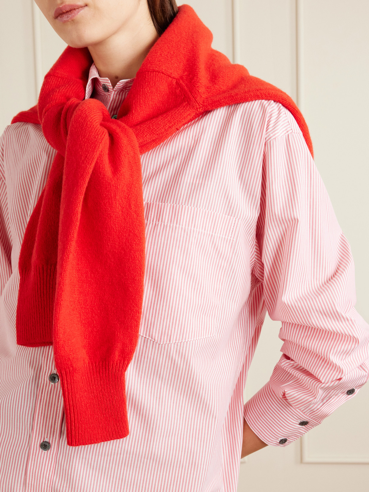 Nolan Striped Cotton-Poplin Shirt