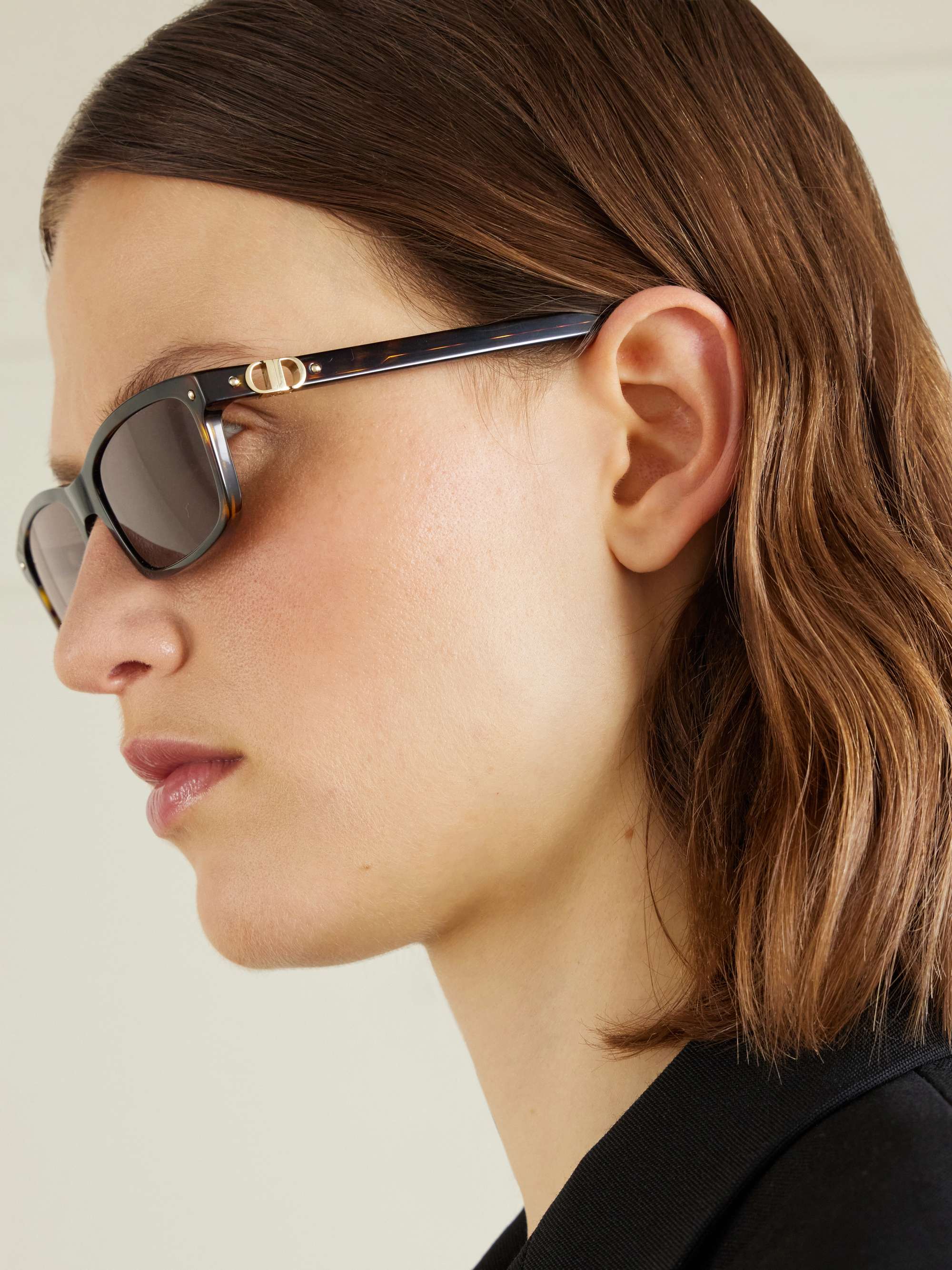 DIOR EYEWEAR Petit CD S1I square-frame tortoiseshell acetate
