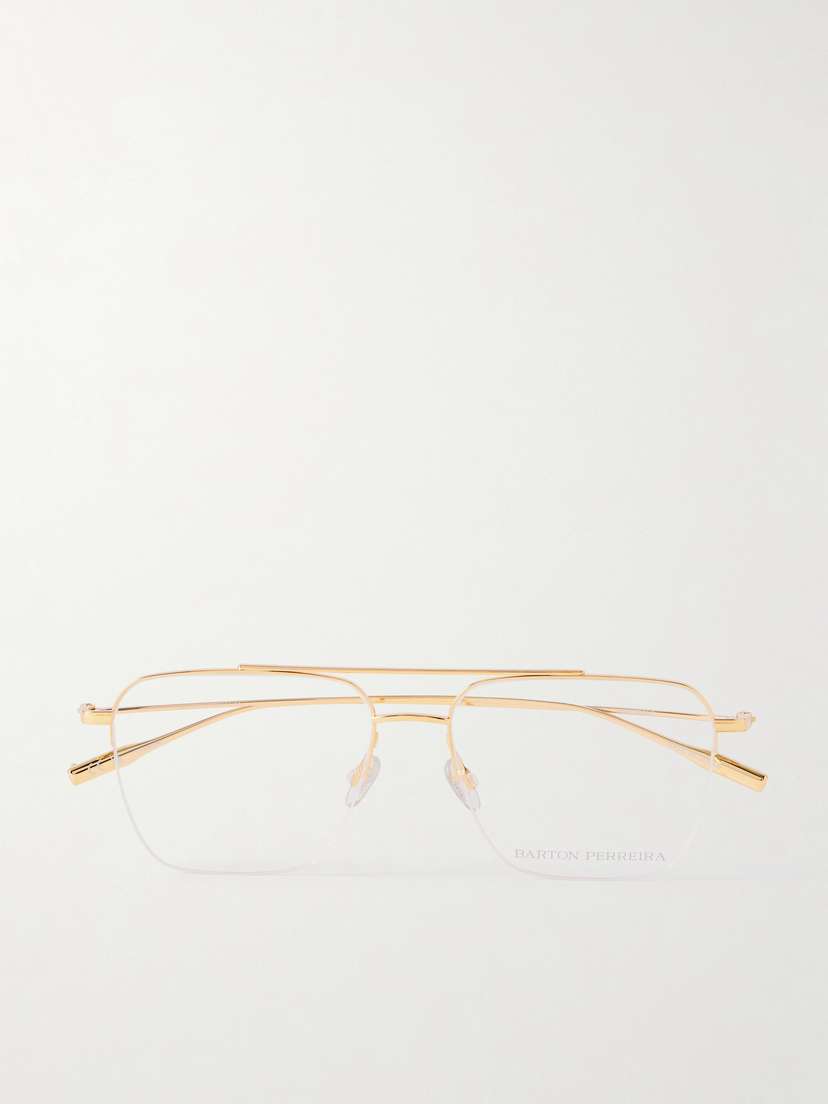 BARTON PERREIRA Armstrong Aviator-style Gold-tone Optical Glasses | Thumbnail 6 BARTON PERREIRA Armstrong Aviator-style Gold-tone Optical Glasses | Thumbnail 6