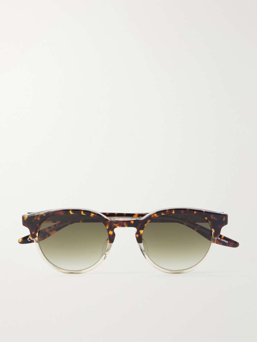 BARTON PERREIRA Beckford Sun Round-frame Tortoiseshell Acetate Sunglasses