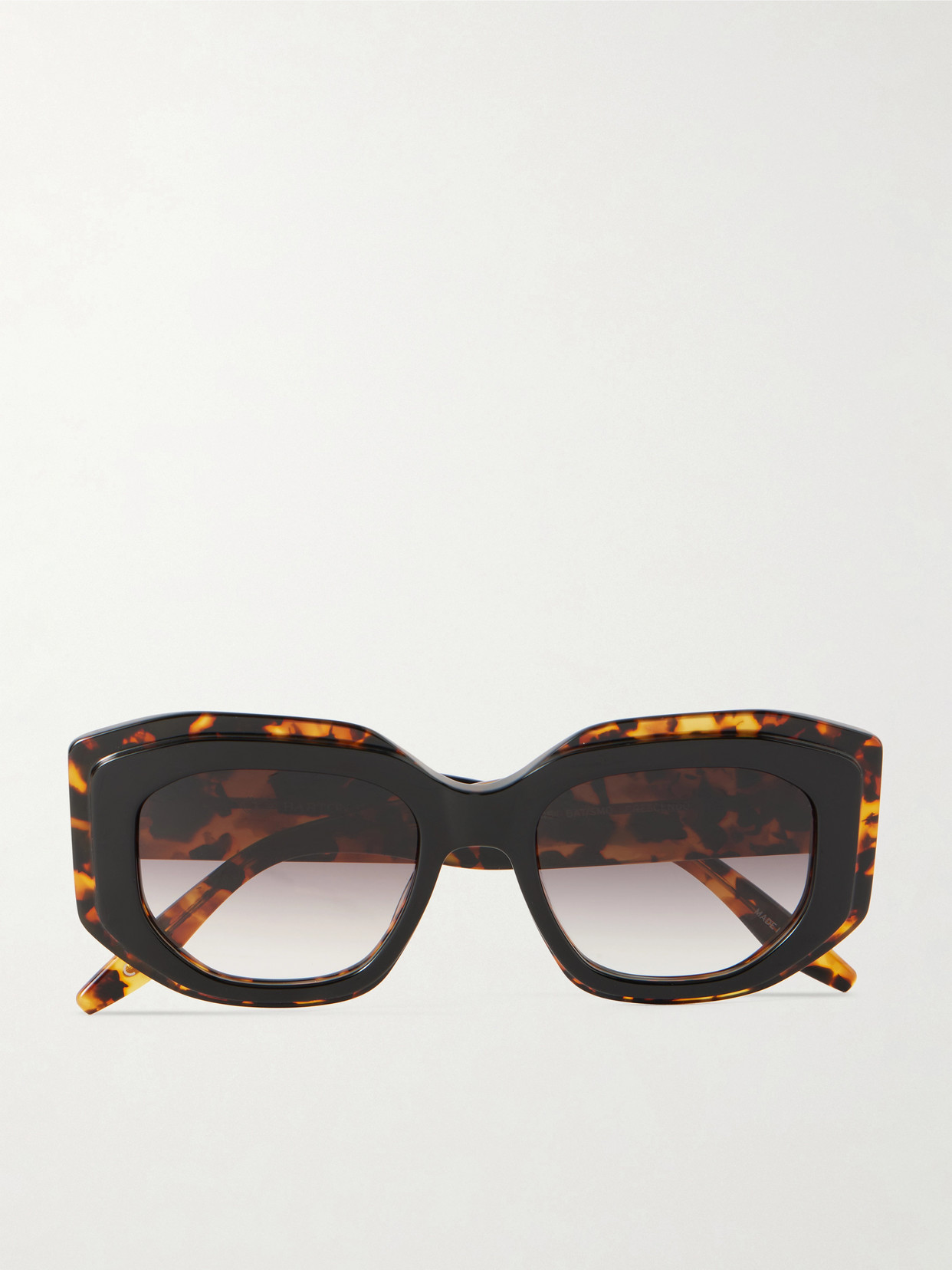 Barton Perreira Crescendo Square-frame Tortoiseshell Acetate Sunglasses In Red