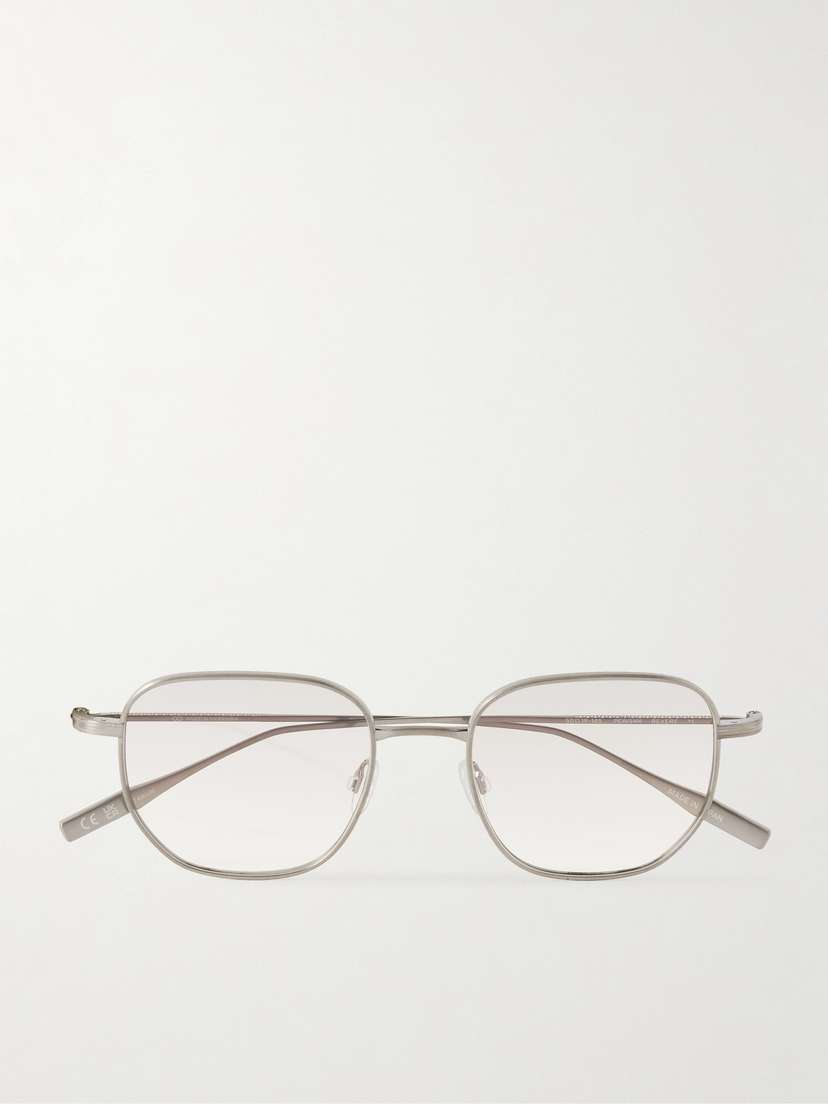 BARTON PERREIRA Revere Square-frame Gunmetal-tone Titanium Sunglasses