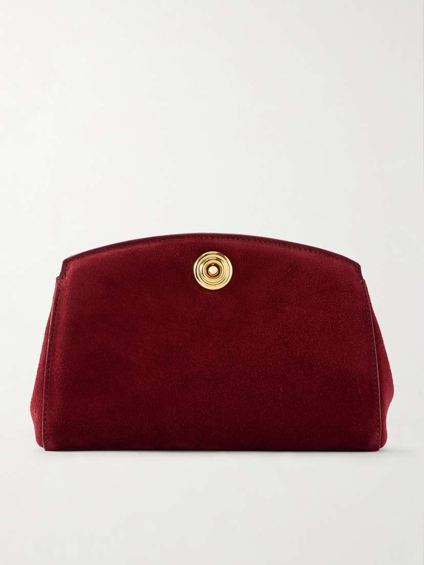 Liffner Suede Clutch