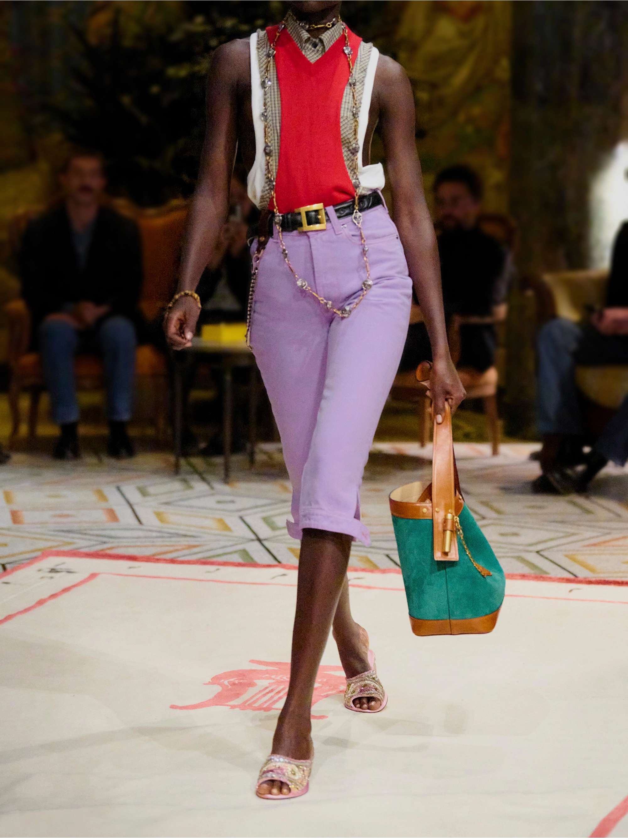VERSACE Capri slim-leg pants | NET-A-PORTER