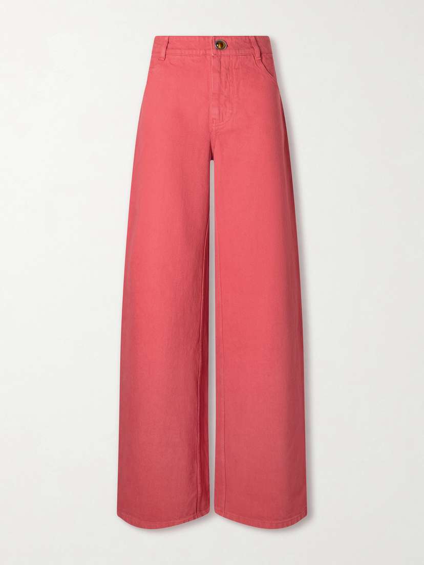 Christopher Esber High-rise Wide-leg Jeans
