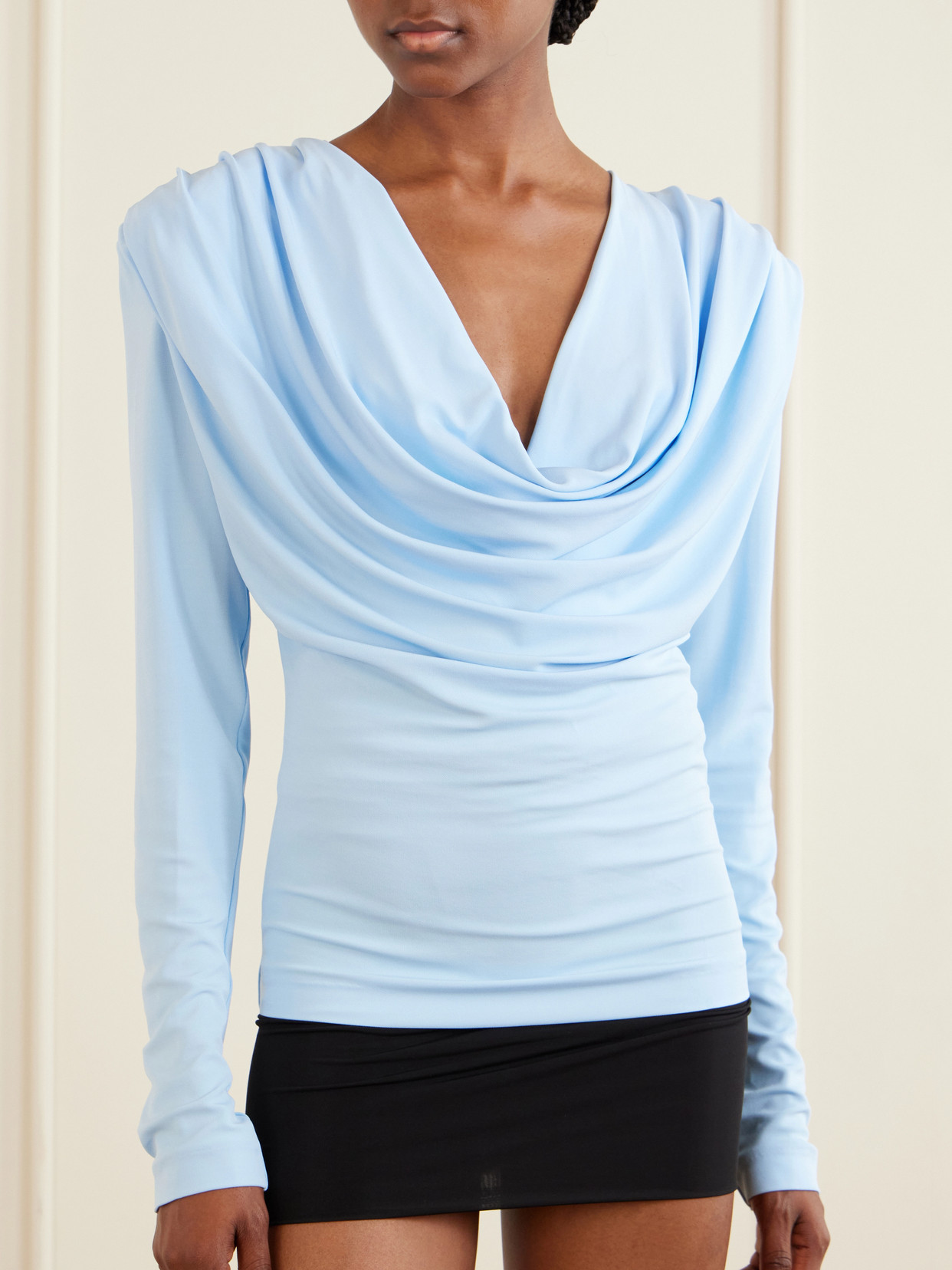 Wardrobe. Nyc - Draped Crepe-Jersey Top