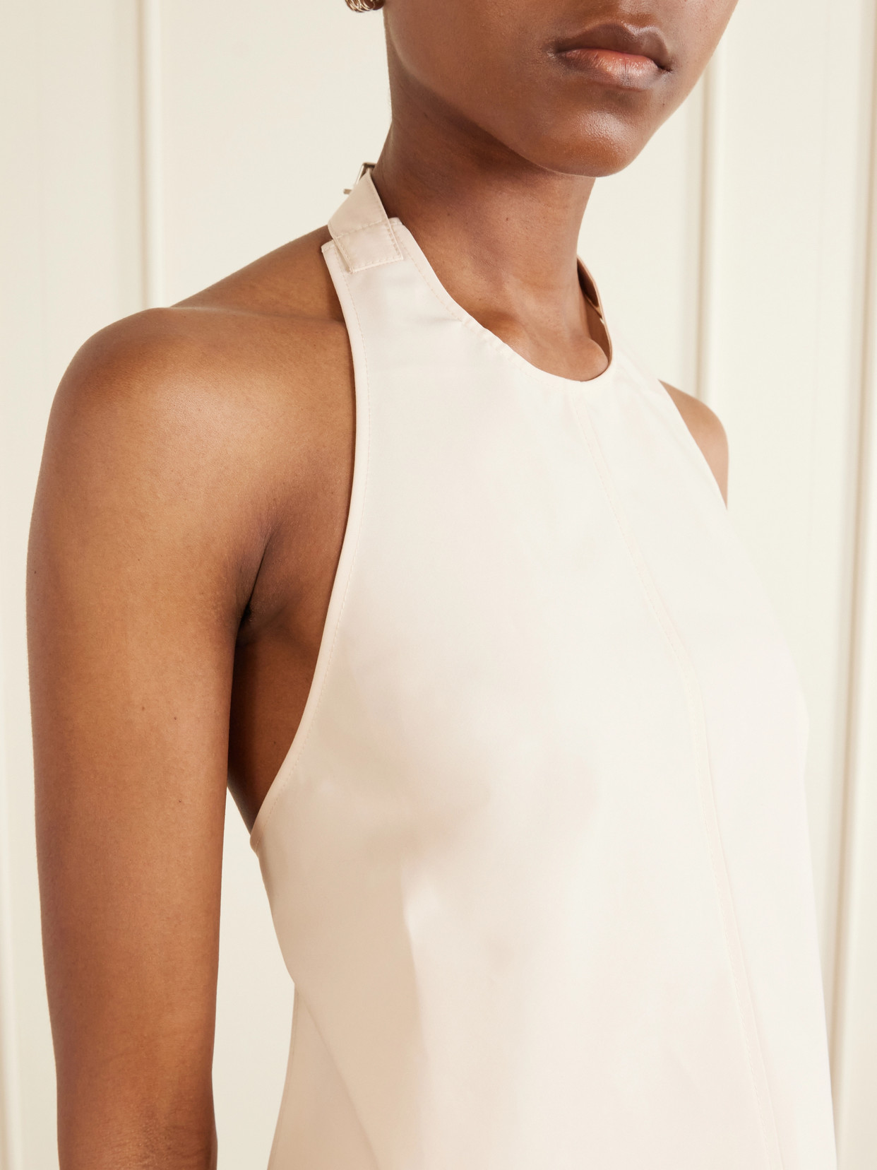 Wardrobe. Nyc - Cotton-Blend Halterneck Top