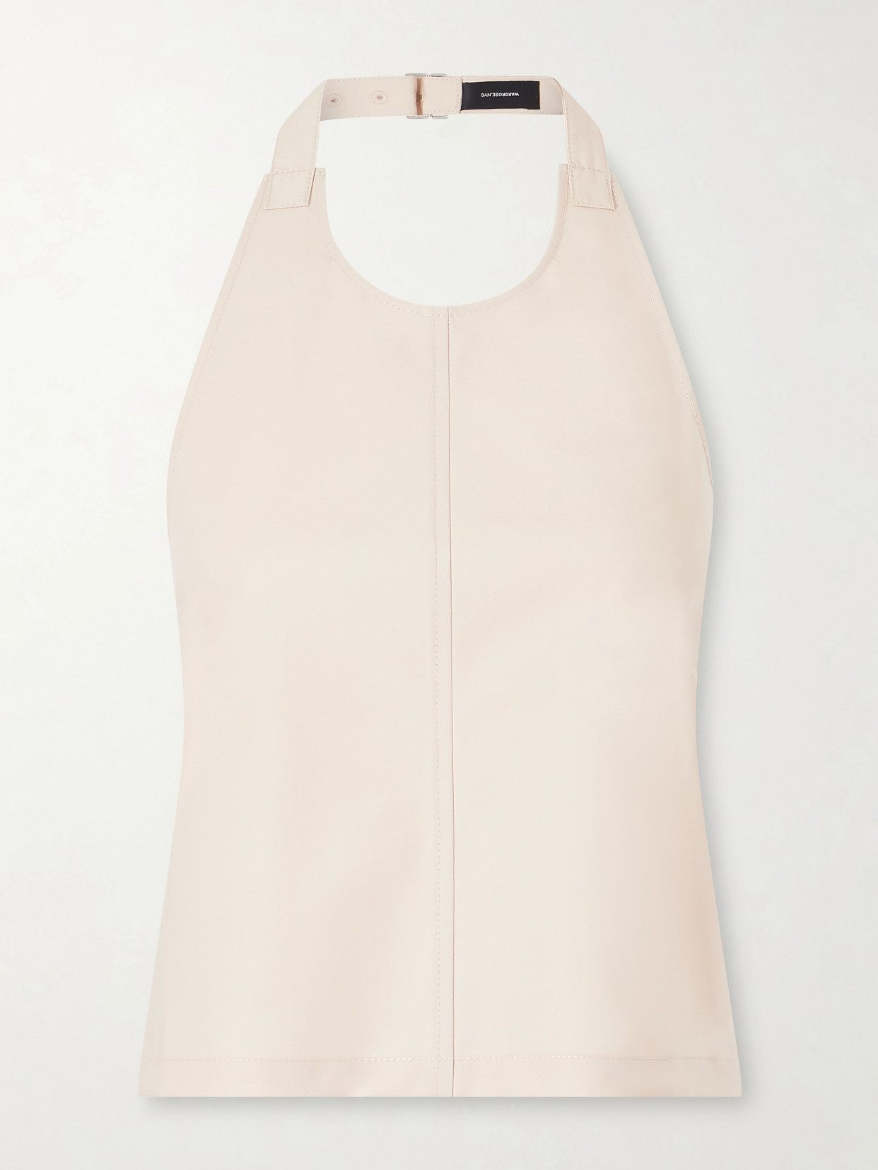 WARDROBE. NYC - Cotton-blend Halterneck Top - Pink