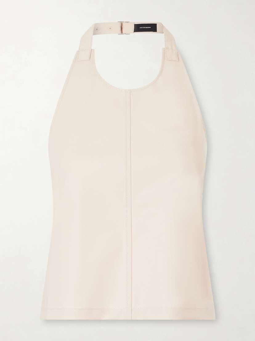 Wardrobe.NYC Cotton-blend Halterneck Top | Thumbnail 5