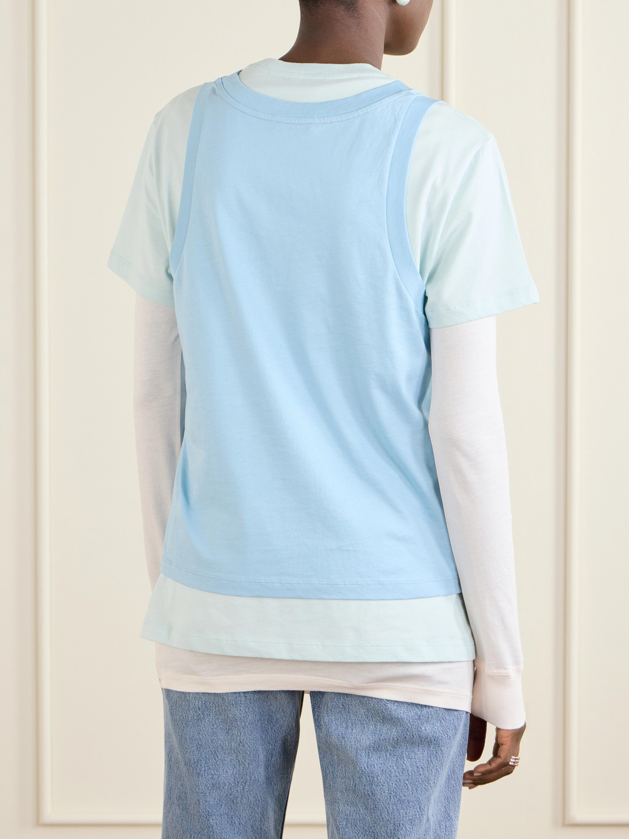 Wardrobe. Nyc - Layered Cotton-Jersey T-Shirt