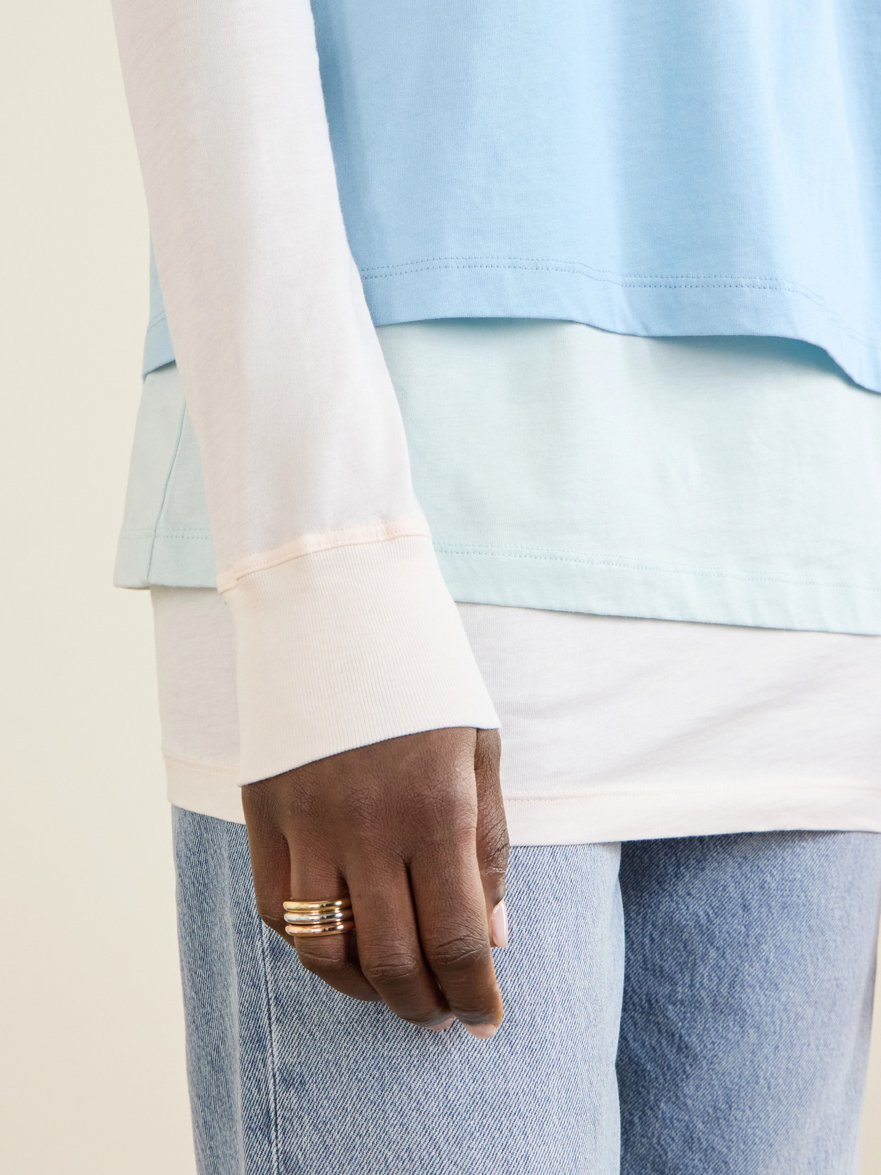 Wardrobe. Nyc - Layered Cotton-Jersey T-Shirt