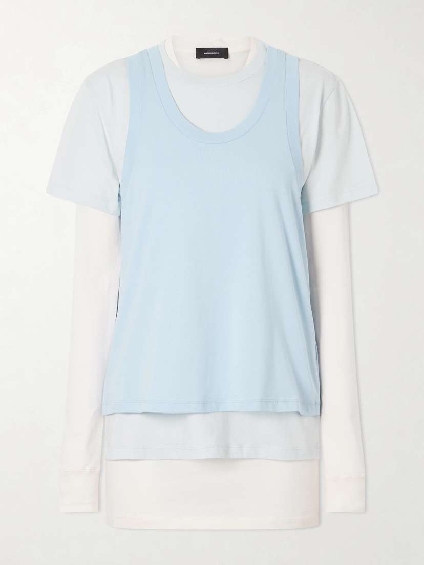 Wardrobe.NYC Layered Cotton-jersey T-shirt | Thumbnail 6 Wardrobe.NYC Layered Cotton-jersey T-shirt | Thumbnail 6