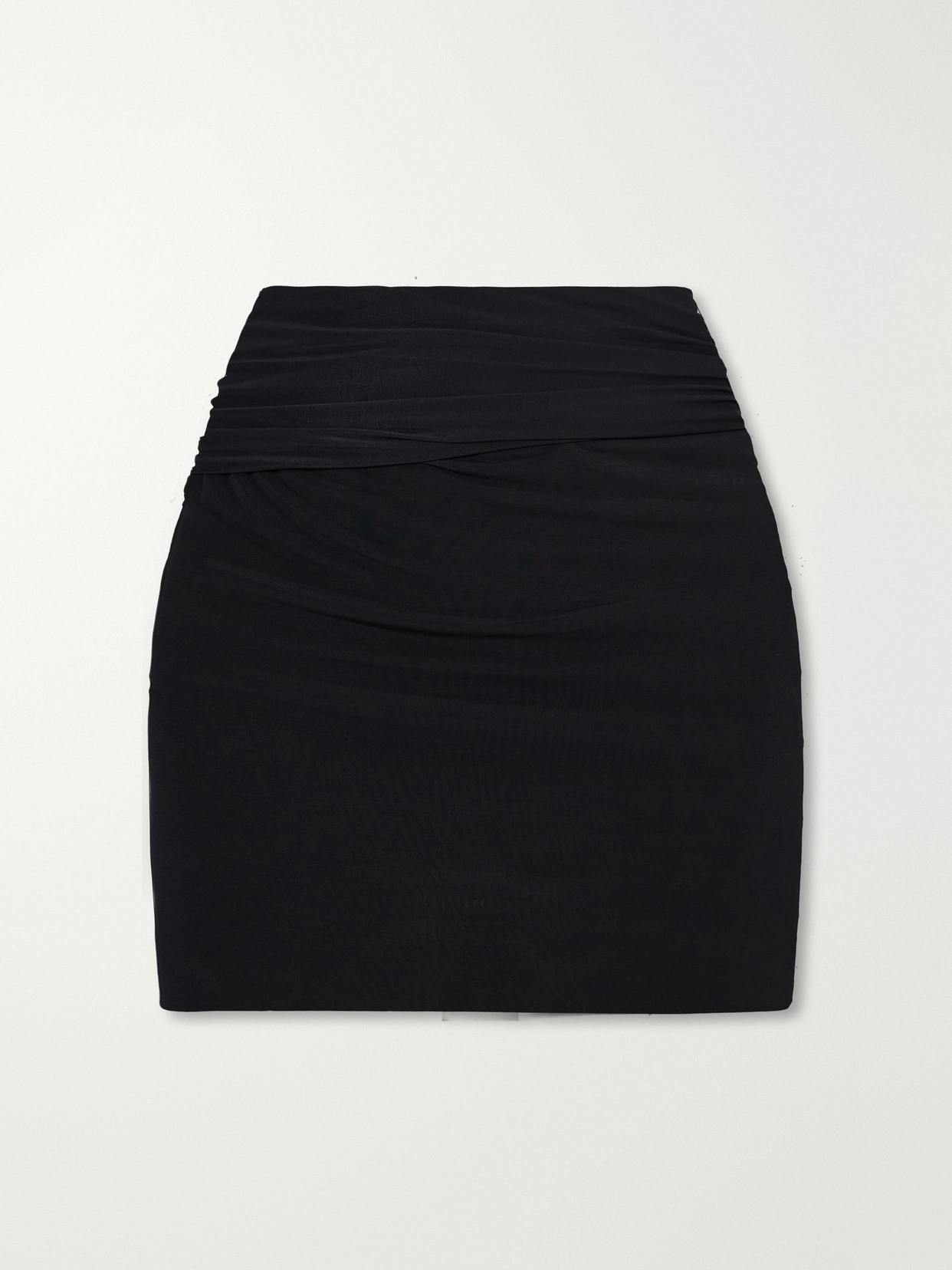 Wardrobe.nyc Mesh Mini Skirt In Black