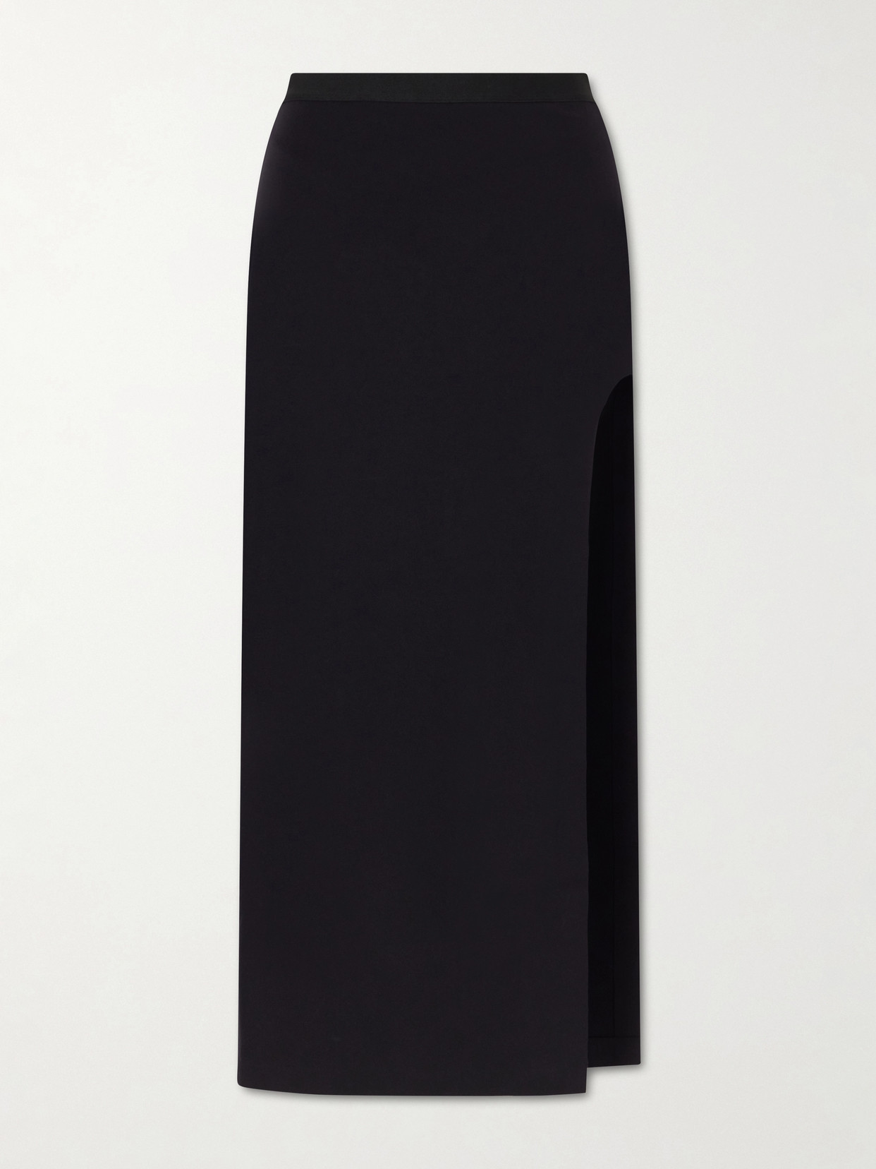 Wardrobe.nyc Scoop Stretch-jersey Maxi Skirt In Black