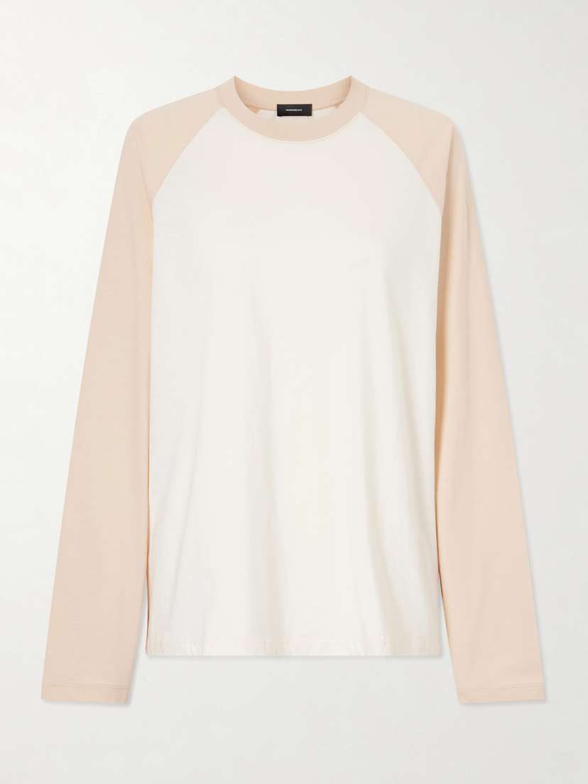 Wardrobe.NYC Raglan Cotton-jersey T-shirt | Thumbnail 6