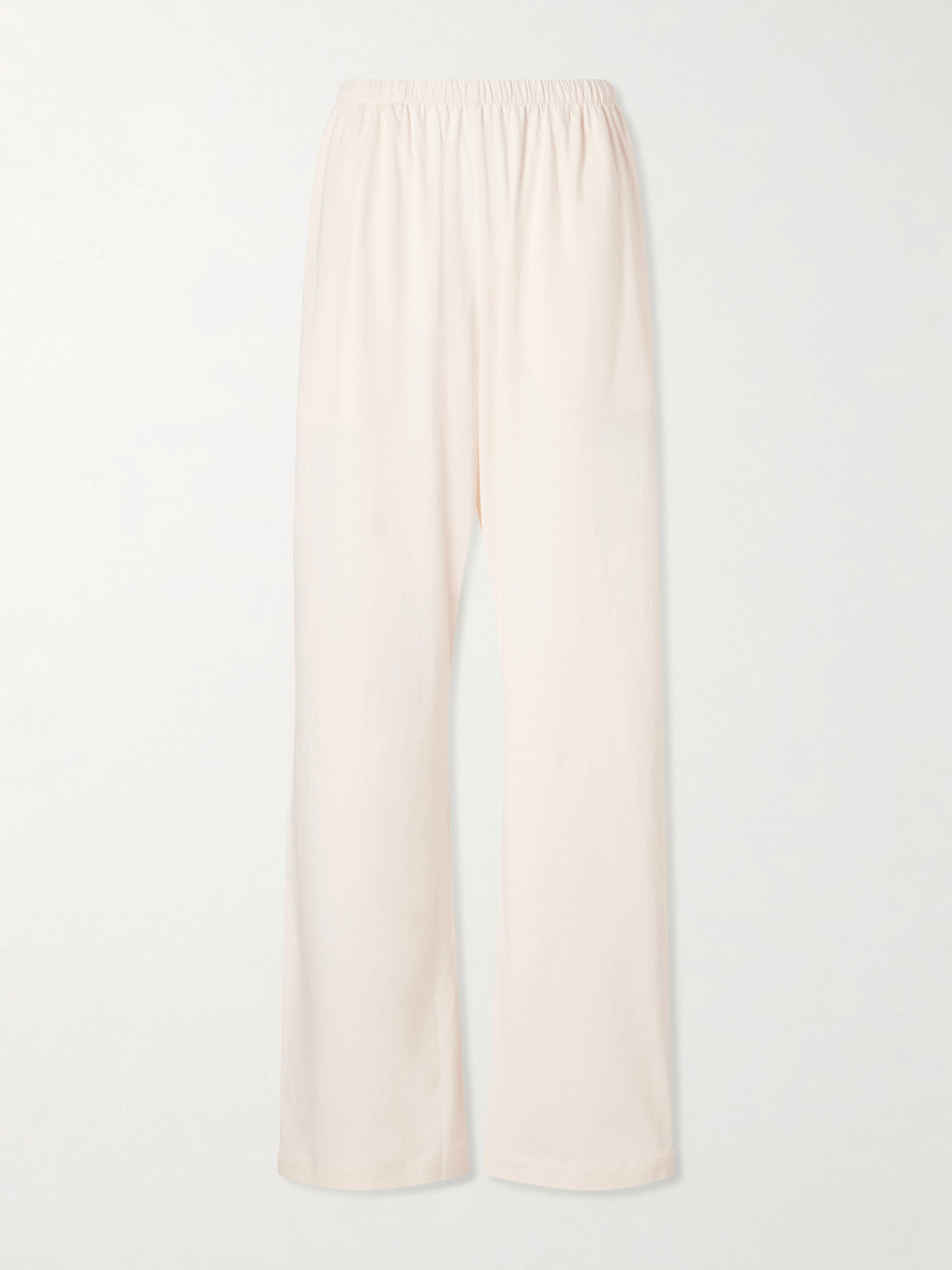 WARDROBE. NYC - Cotton Pajama Wide-leg Pants - Pink