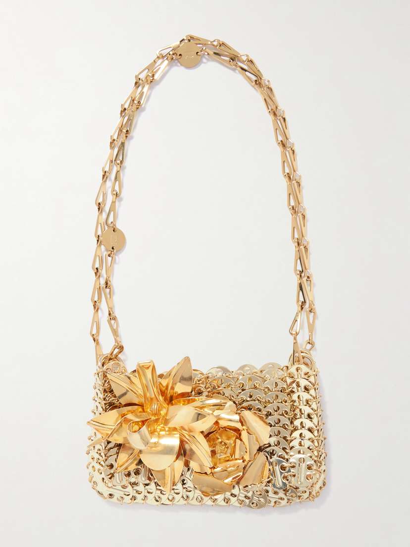 Embellished Chainmail Shoulder Bag