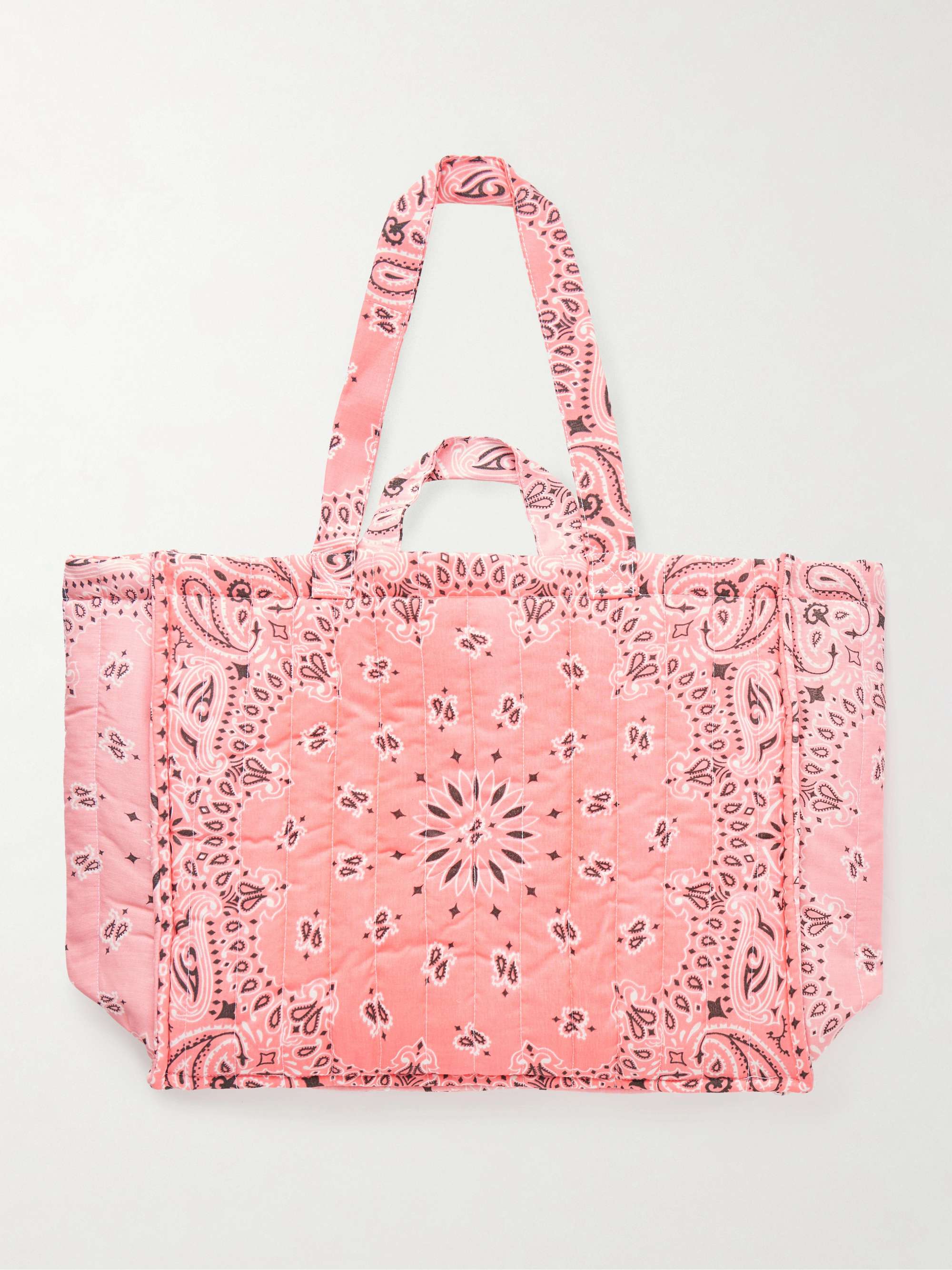 CALL IT BY YOUR NAME Cabas maxi embroidered quilted printed cotton