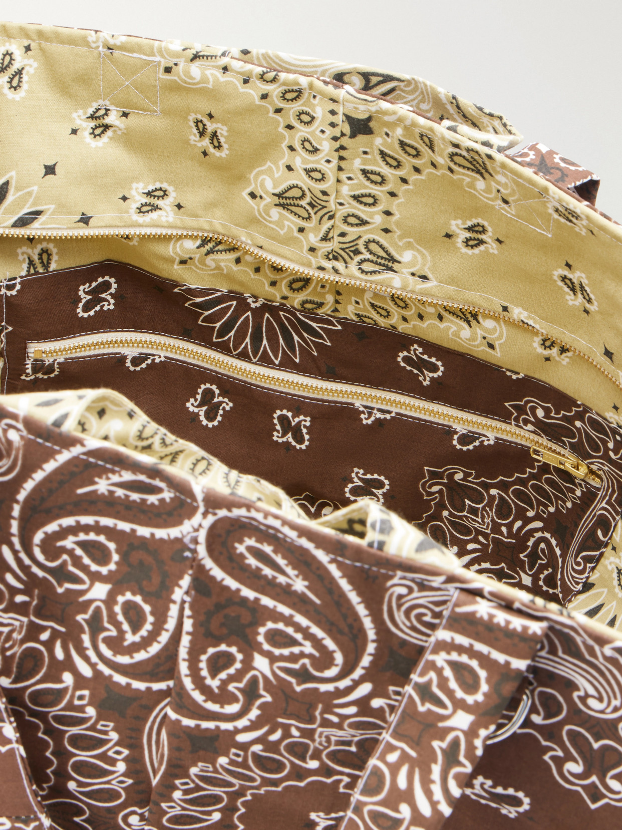 Maxi Basket Printed Cotton Tote