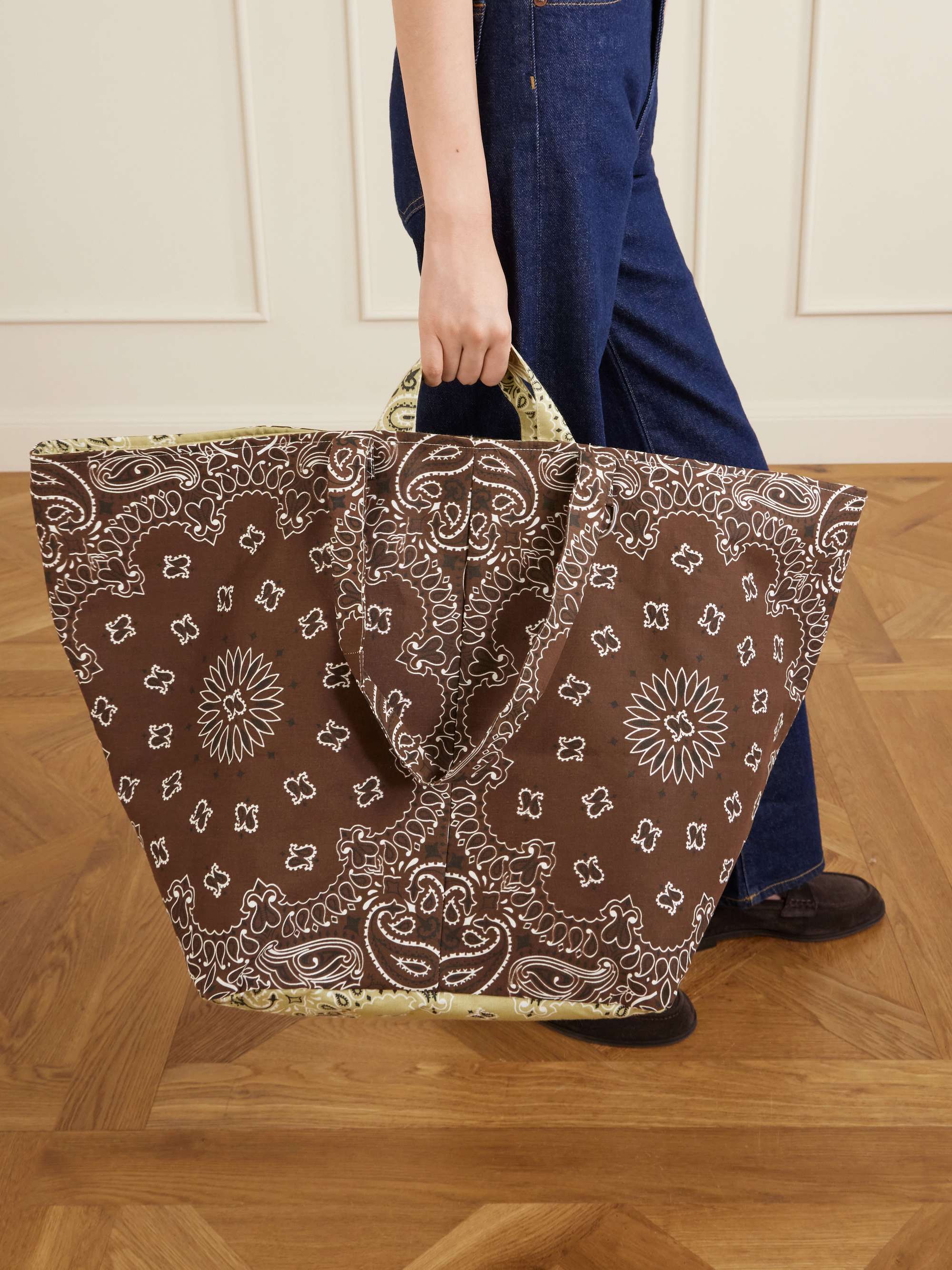 CALL IT BY YOUR NAME Bandana-print cotton tote | NET-A-PORTER