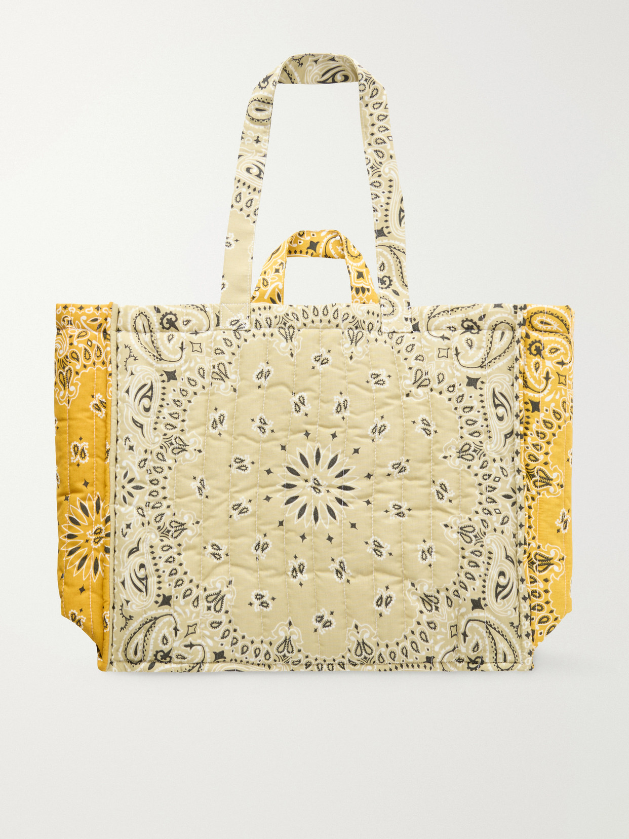 Maxi Cabas Quilted Bandana-Print Cotton Tote