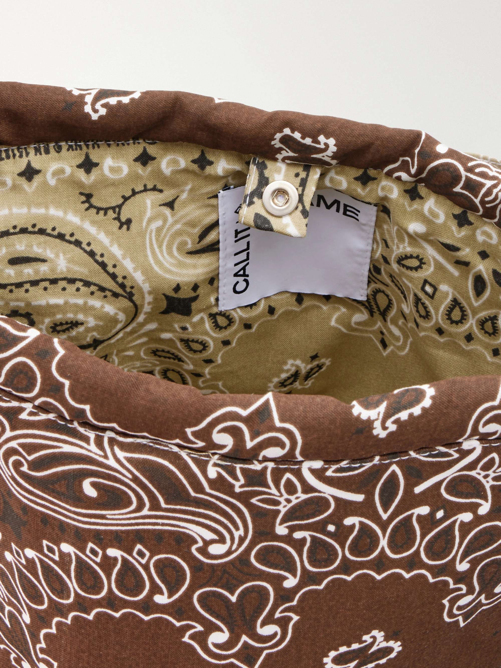 CALL IT BY YOUR NAME Seau bandana-print cotton tote | NET-A-PORTER