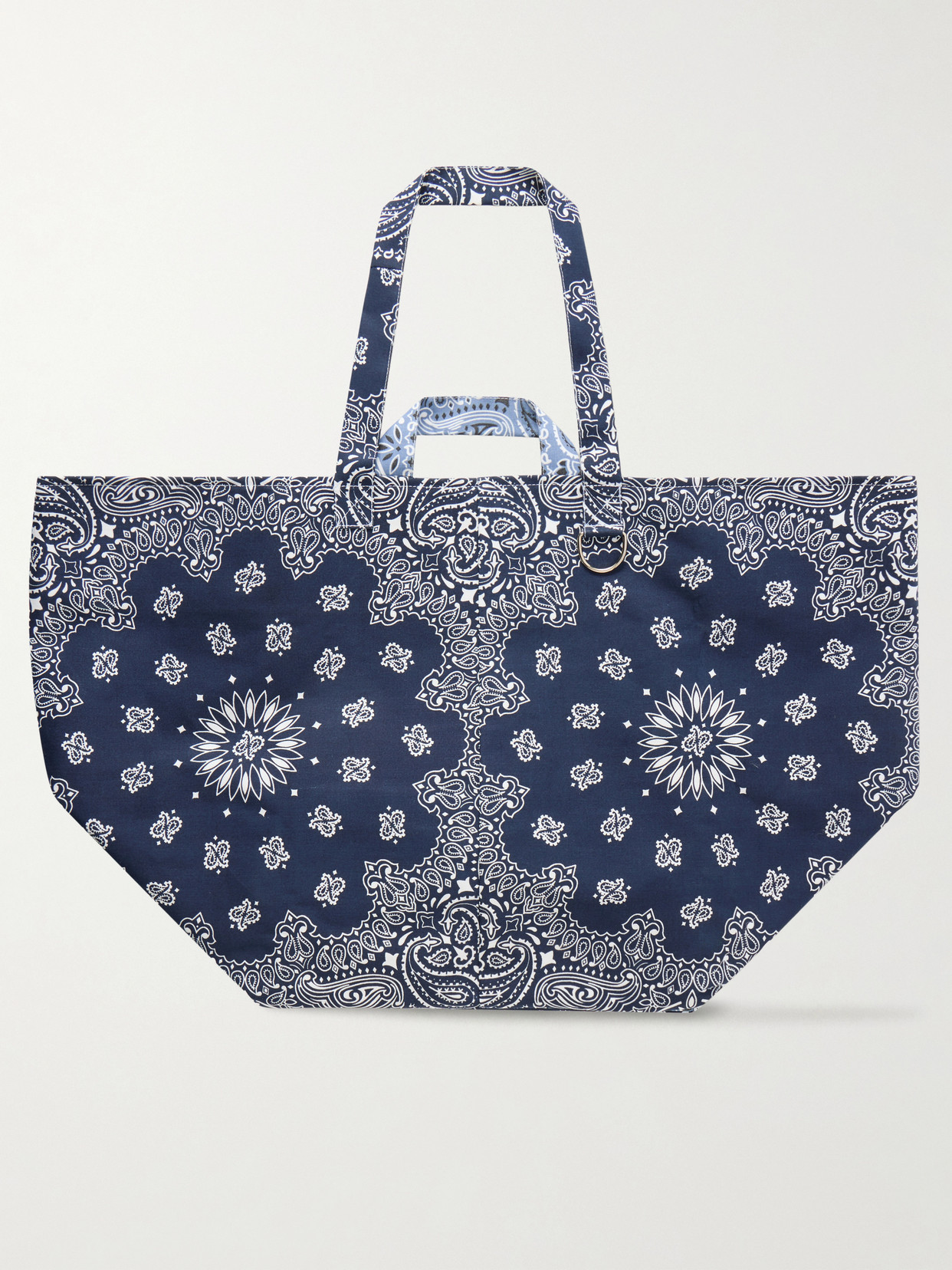 Maxi Basket Printed Cotton Tote