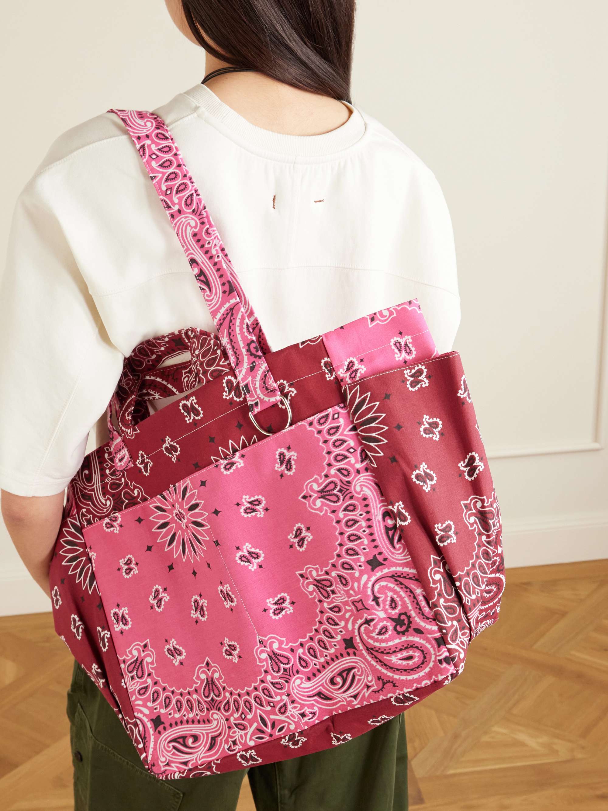 CALL IT BY YOUR NAME Picnic bandana-print cotton tote | NET-A-PORTER