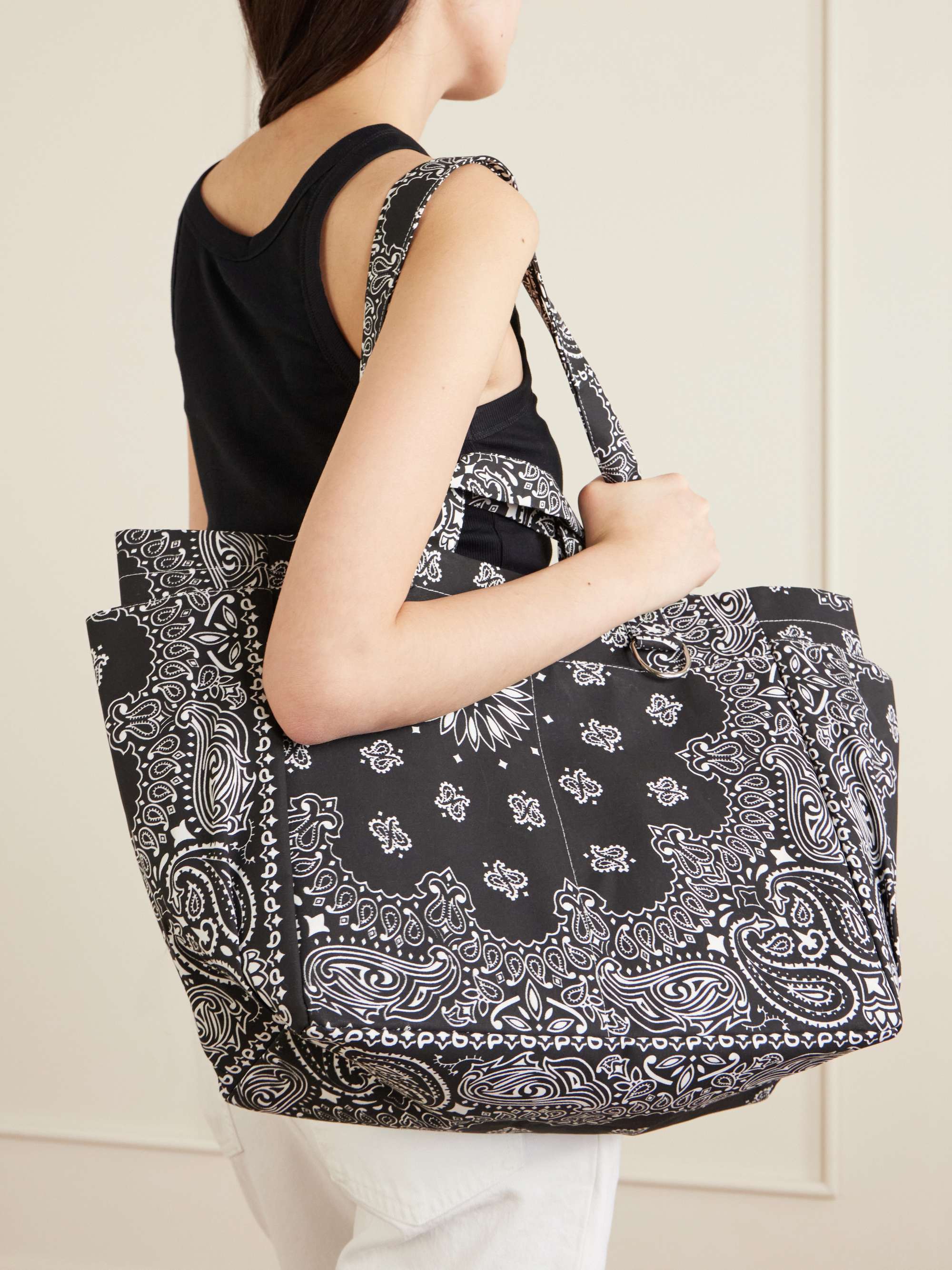 CALL IT BY YOUR NAME Picnic bandana-print cotton tote | NET-A-PORTER