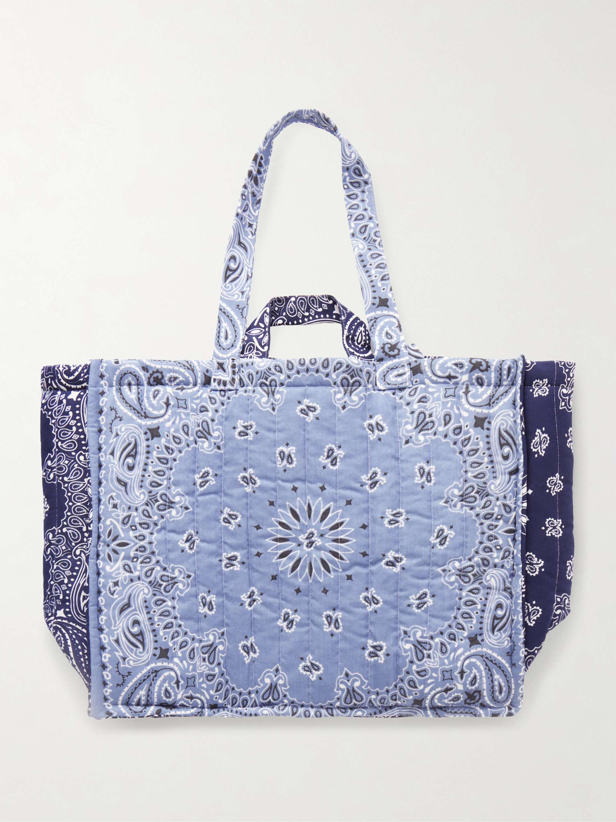 CALL IT BY YOUR NAME Cabas maxi embroidered quilted printed cotton