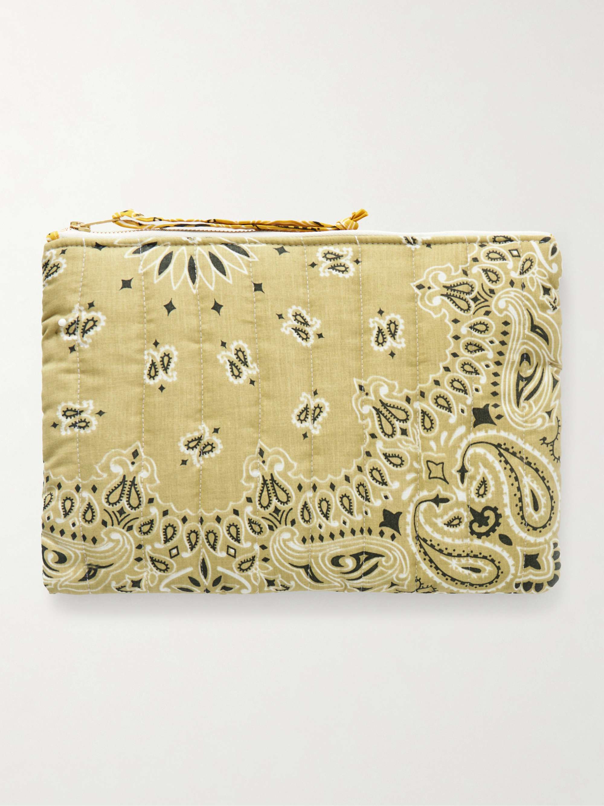 CALL IT BY NAME ポーチ CALL IT BY YOUR NAME Bandana-print quilted cotton pouch | NET-A-PORTER