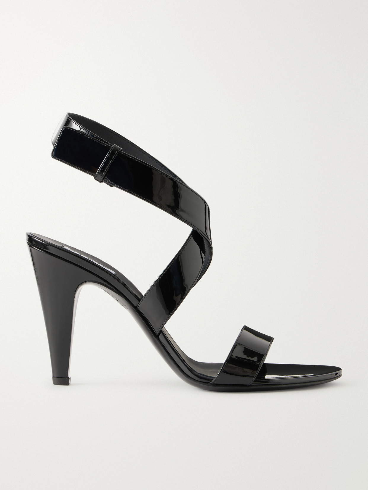 Alaïa Leather High Heel Sandals In Black