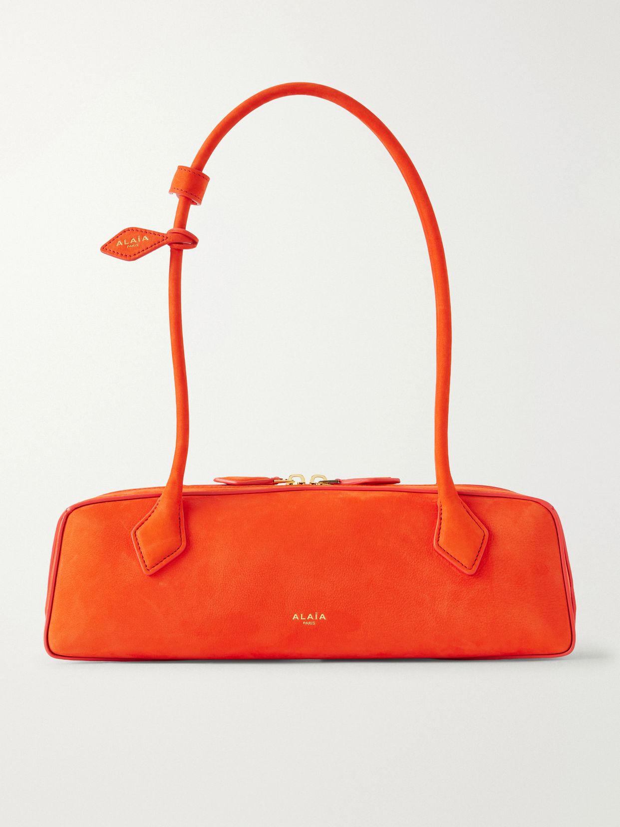 Le Teckel medium nubuck shoulder bag