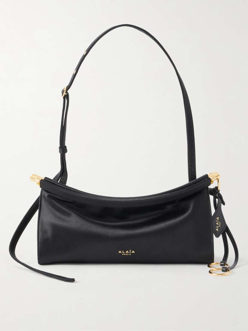 Alaïa Le Click Small Satin Shoulder Bag