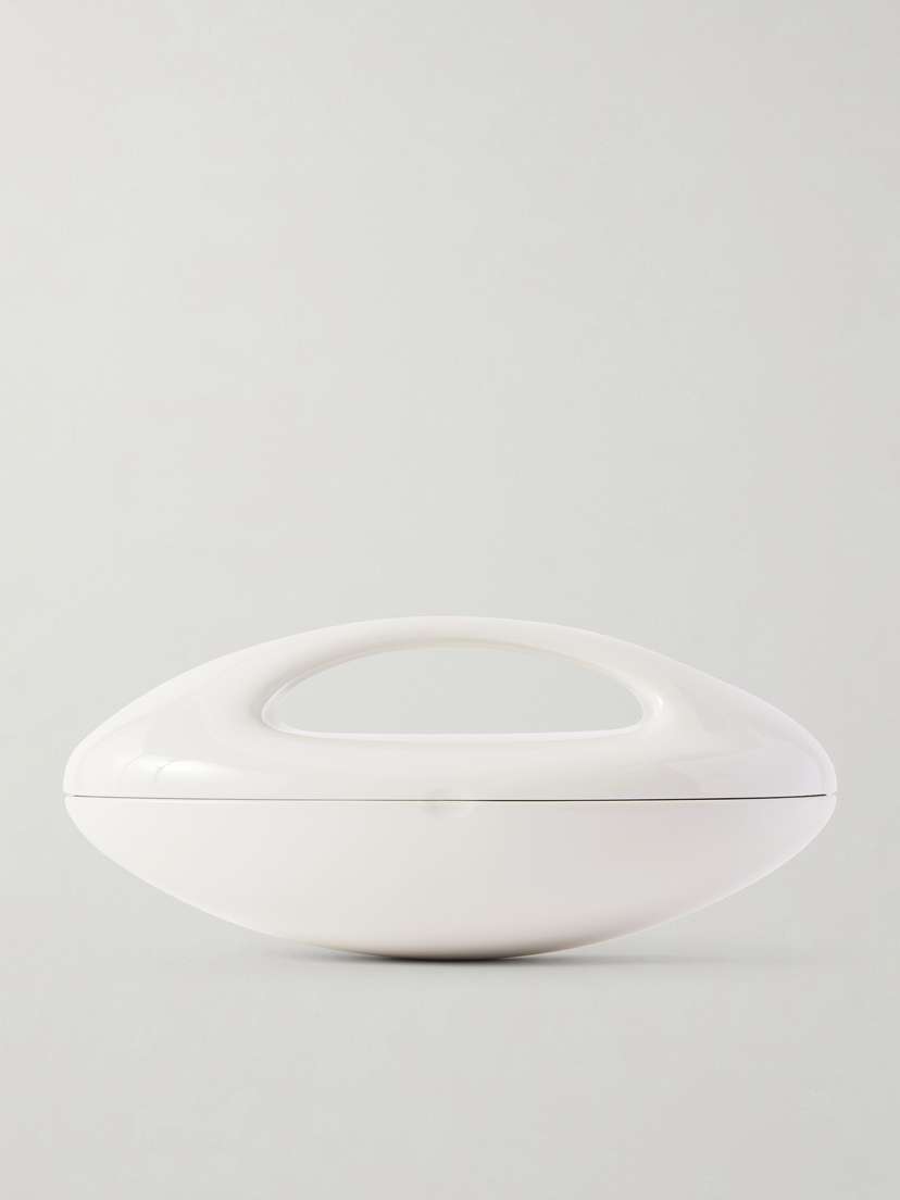 Alaïa Sculptural Minaudiere Resin Clutch