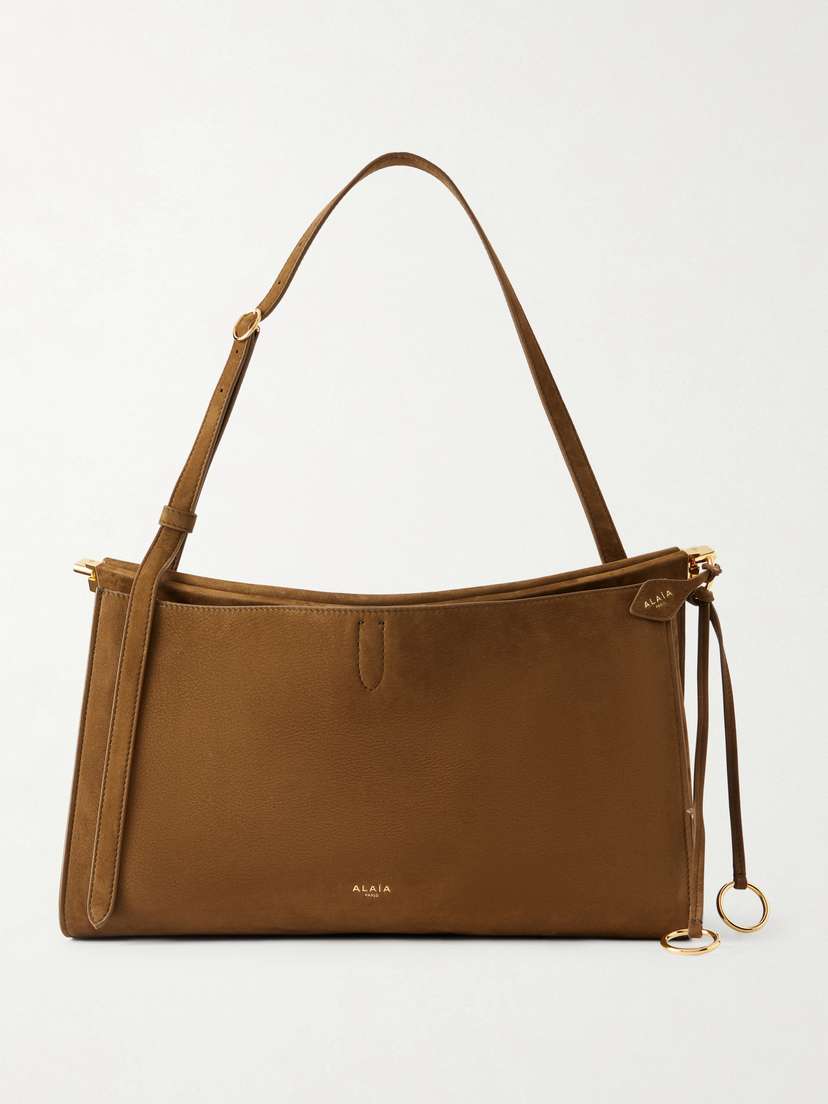 Alaïa Le Click Nubuck Leather Shoulder Bag
