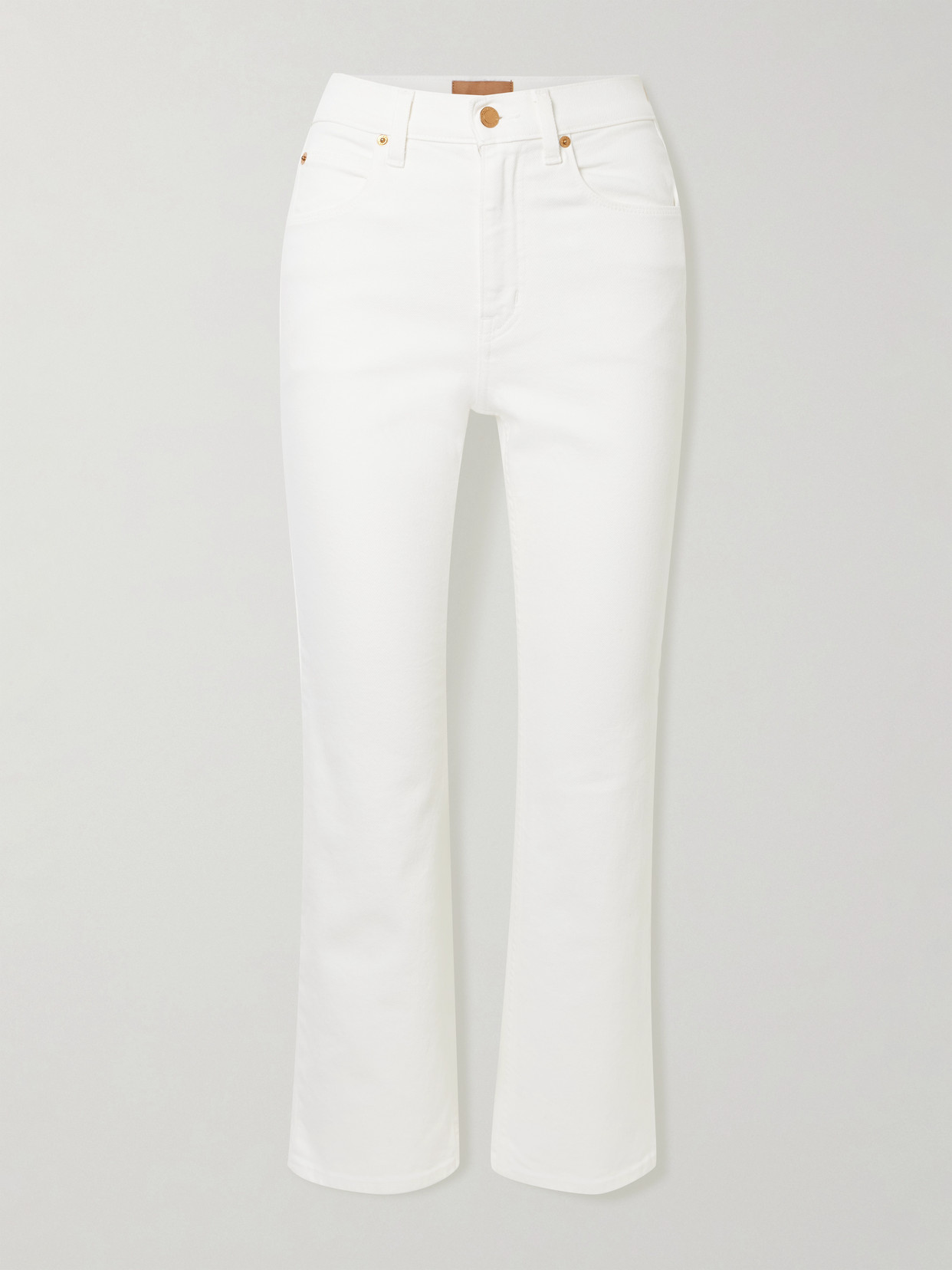 Jamie Haller The Kenickie High-rise Slim-fit Jeans In White