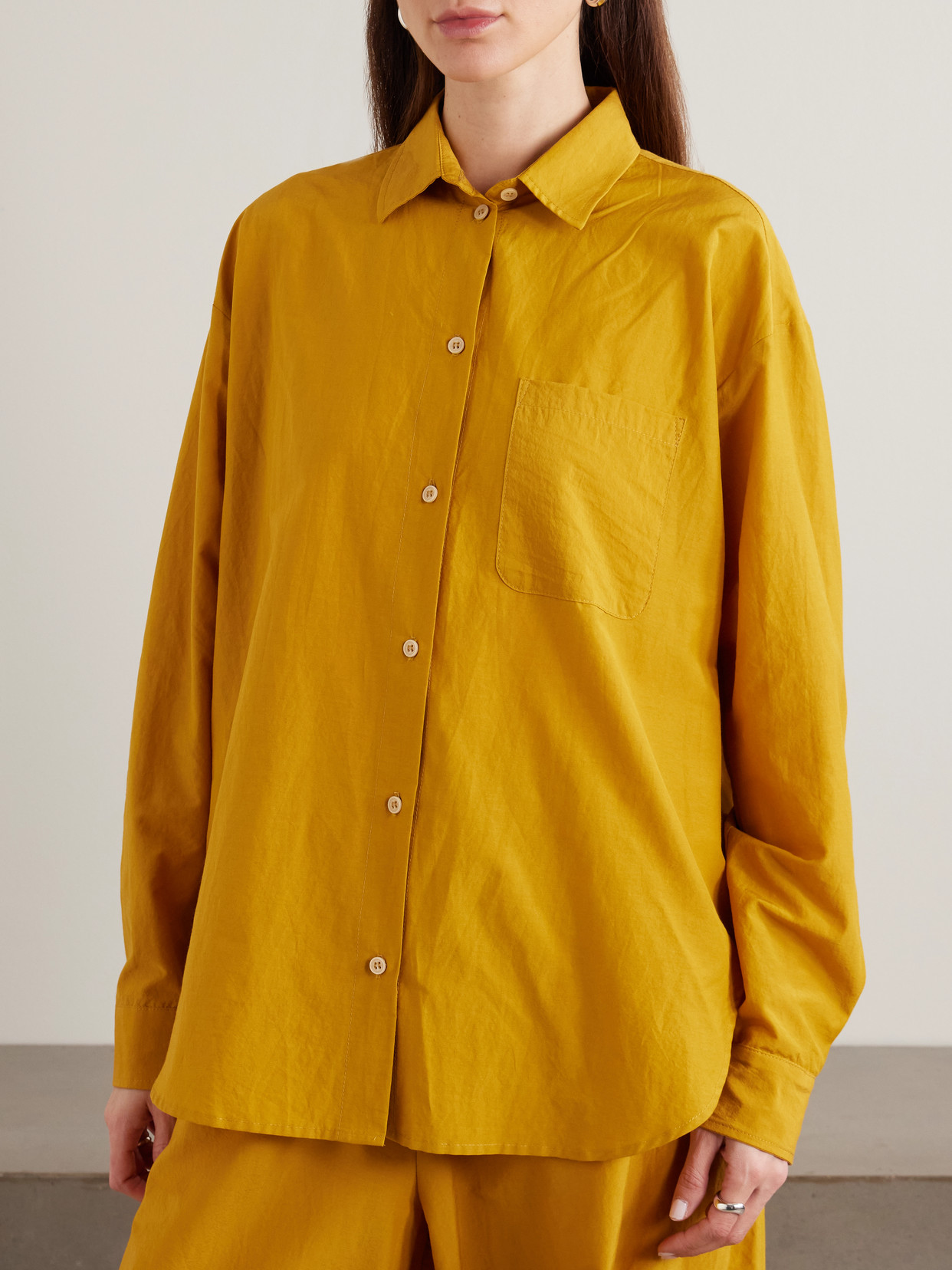 The Essential Cotton And Silk-Blend Shirt